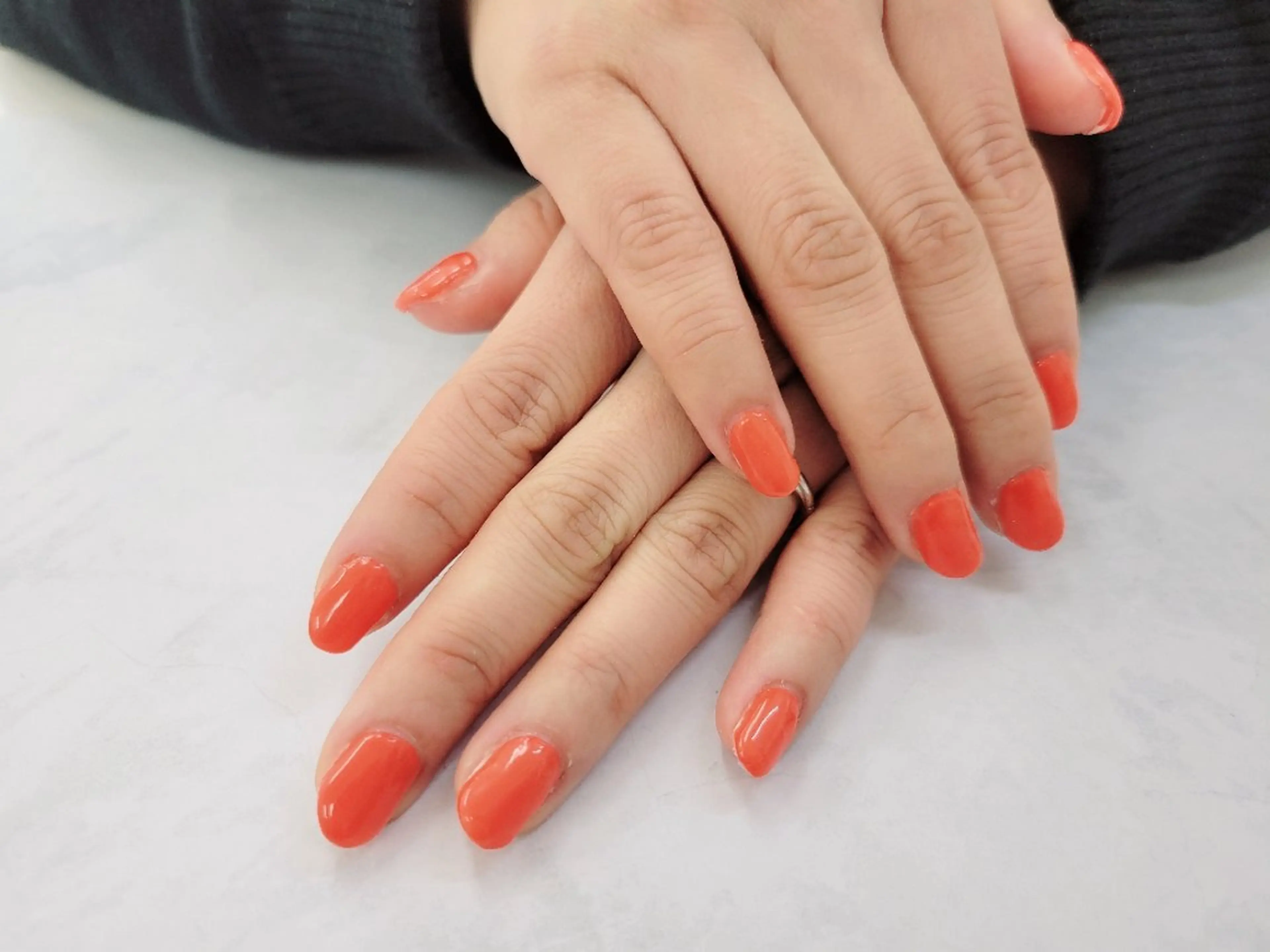 ネイル オレンジ アンビアンテ浦和店所属・アンビアンテ 🐰 大山のネイルデザイン