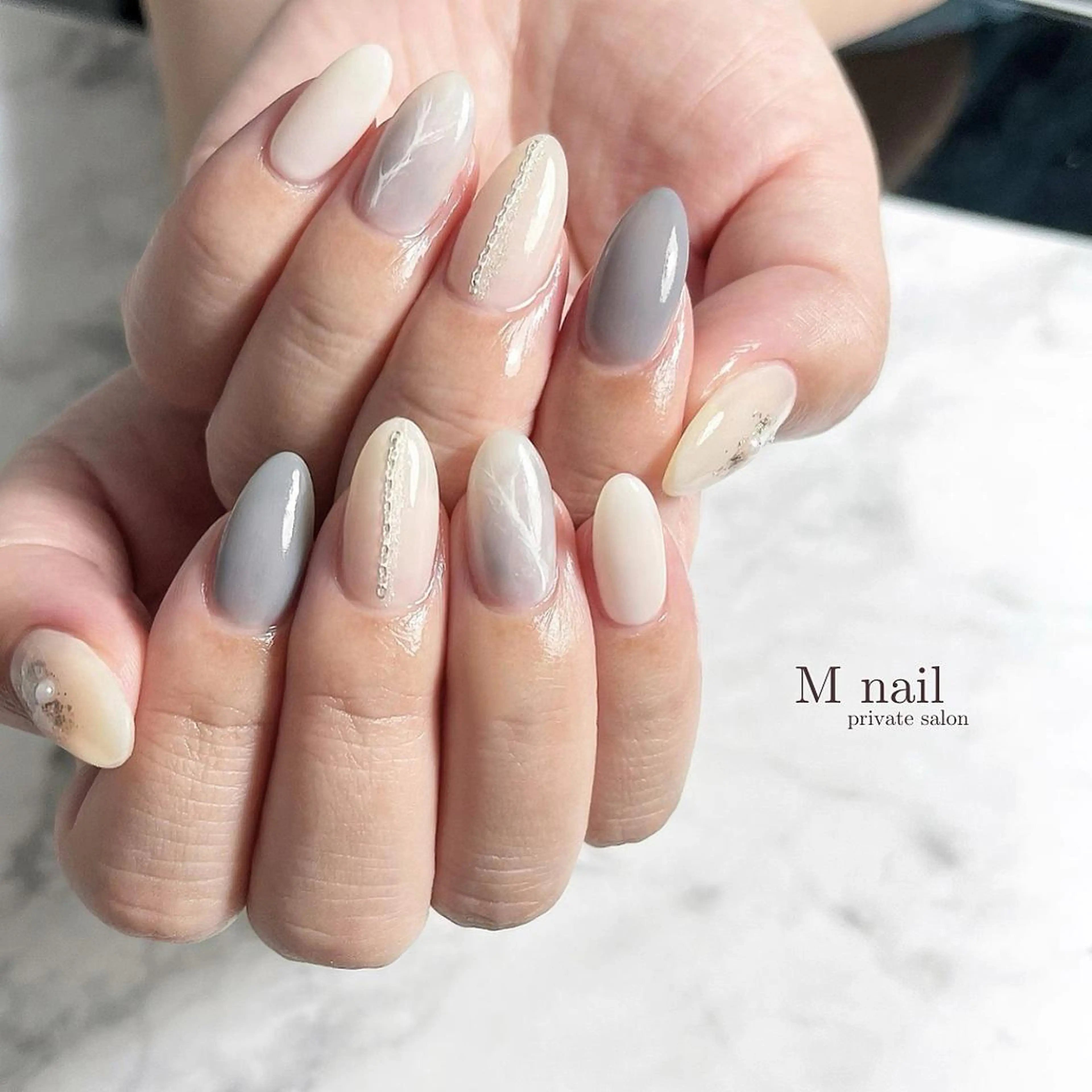 ネイル ハンドネイル M　nail所属・M nailのネイルデザイン