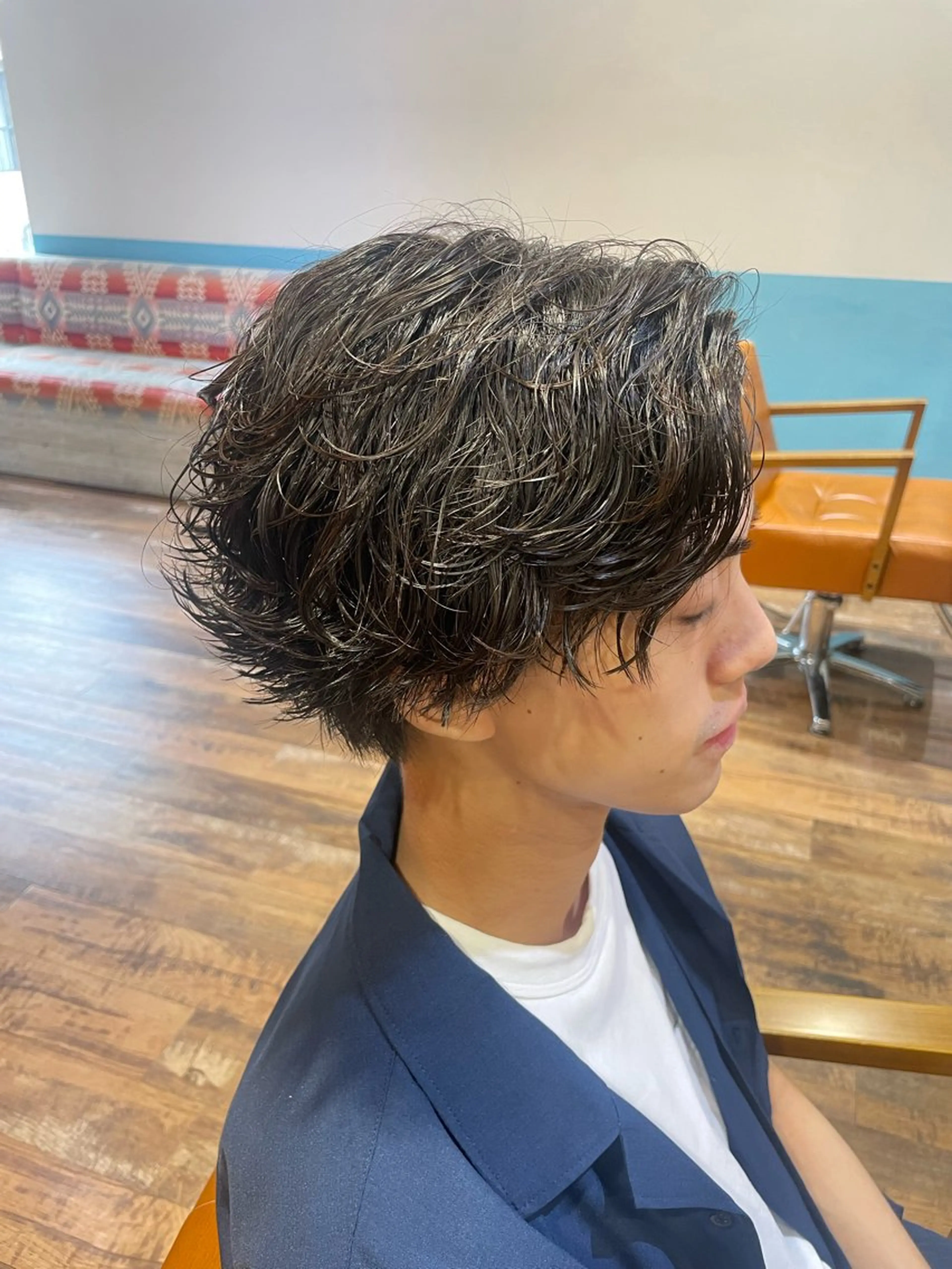 ミディアム パーマ メンズ 🔥メンズ特化パーマ 🦖増田弘明🦖のヘアスタイル