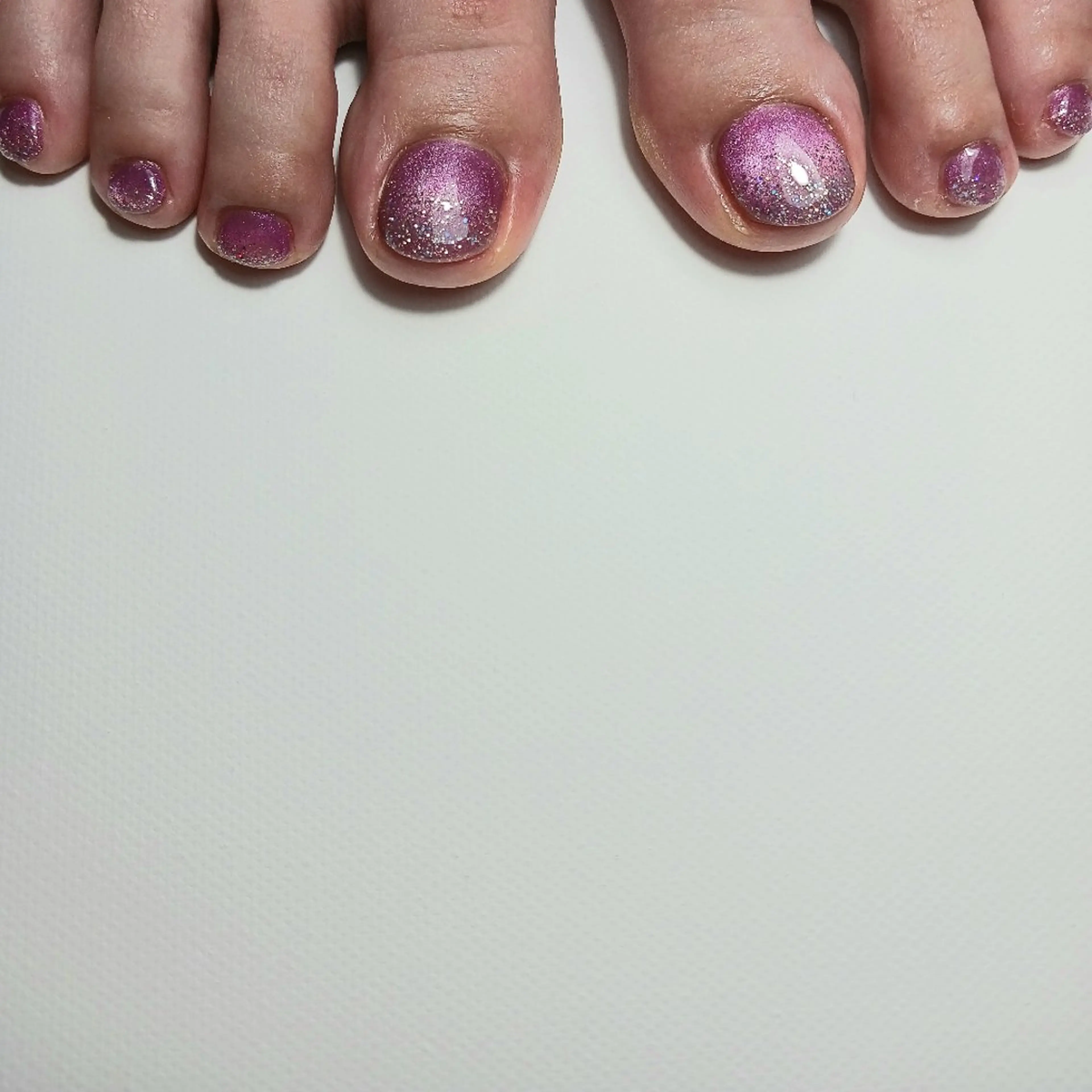 【グラデーション】ドライケア込み/マグネットなども◎/シンプルネイルの写真