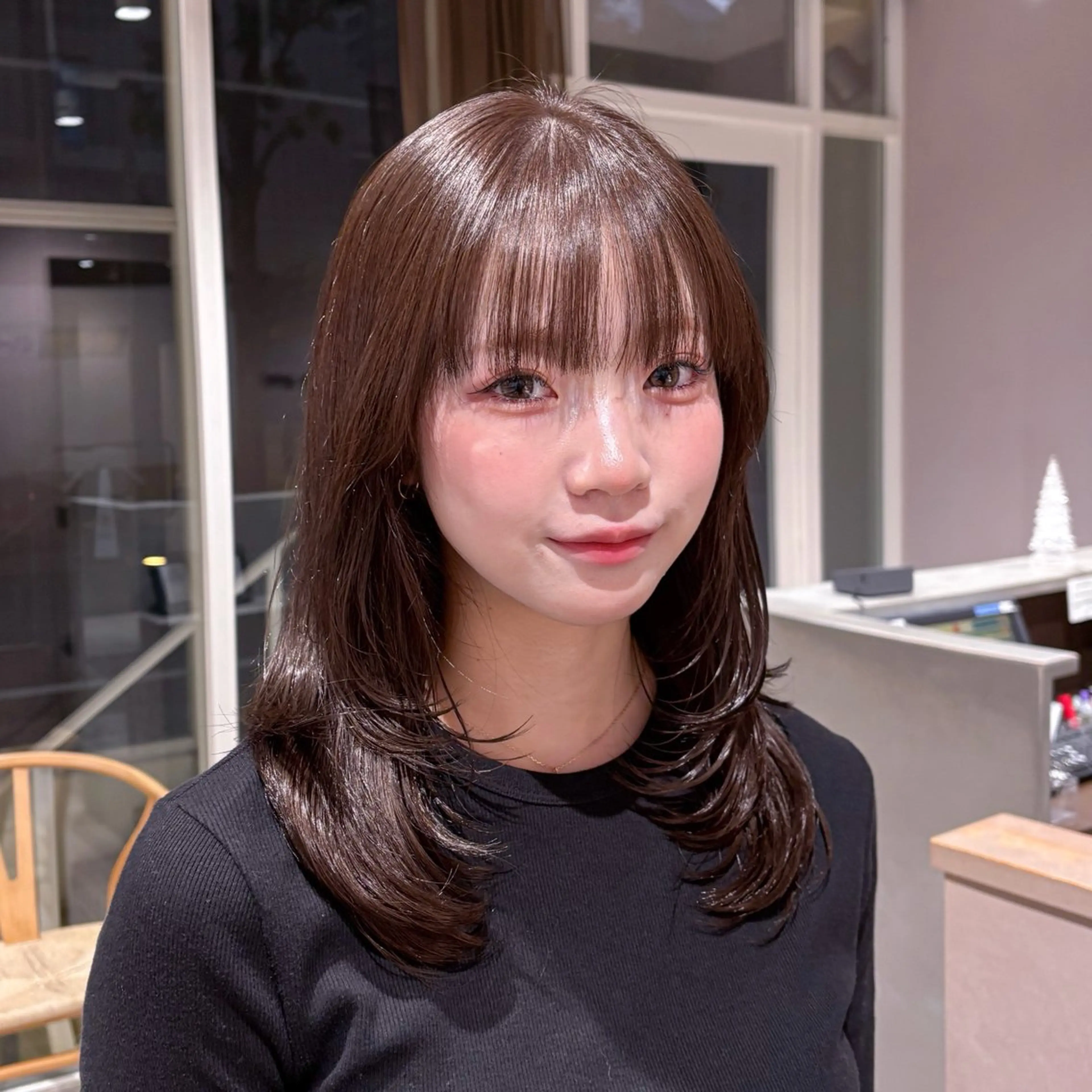 ミディアム ヘアカラー トリートメント Unami shibuya所属・Unami 渋谷 Mayukiのヘアスタイル