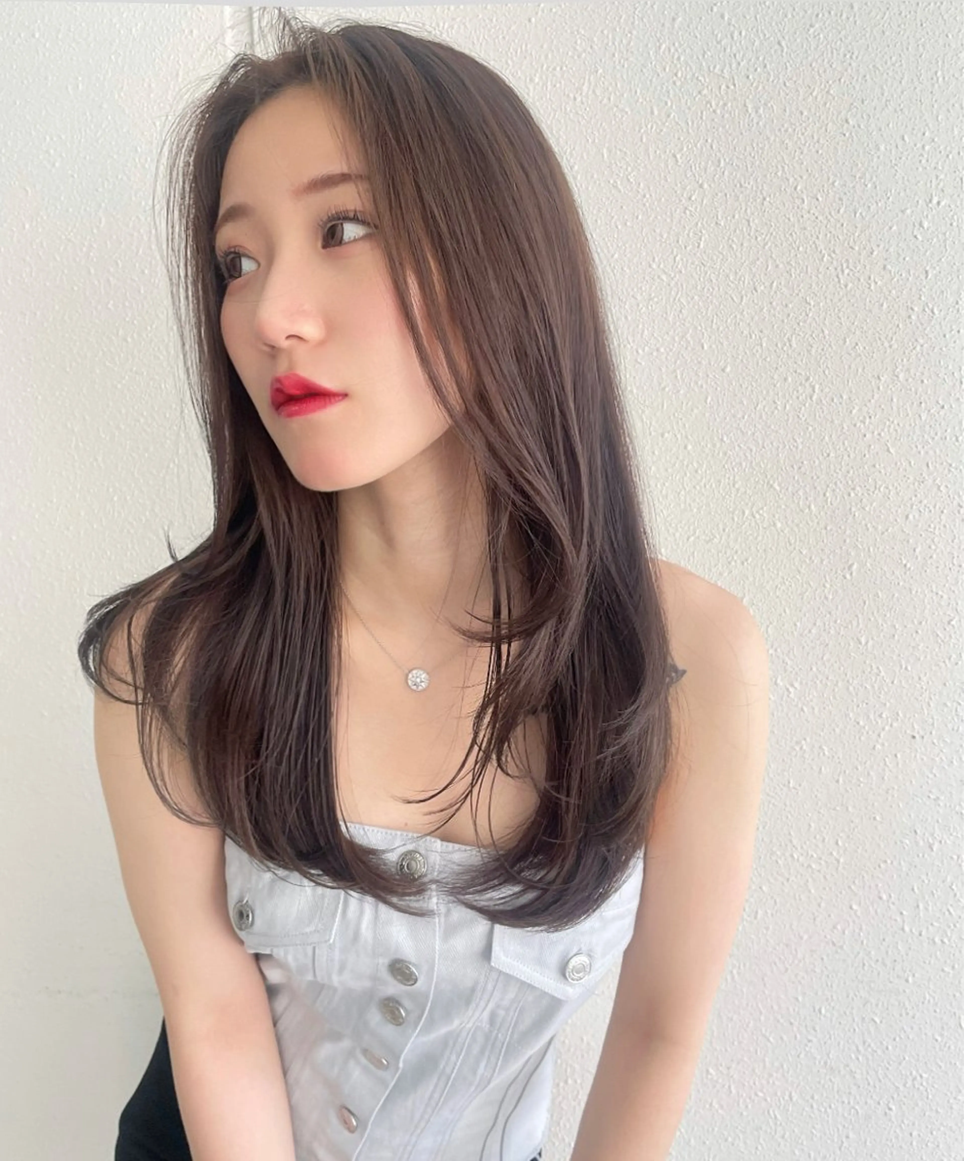 ロング カラー ヘアカラー レイヤーカット/ 縮毛矯正/ミサキ💐のヘアスタイル