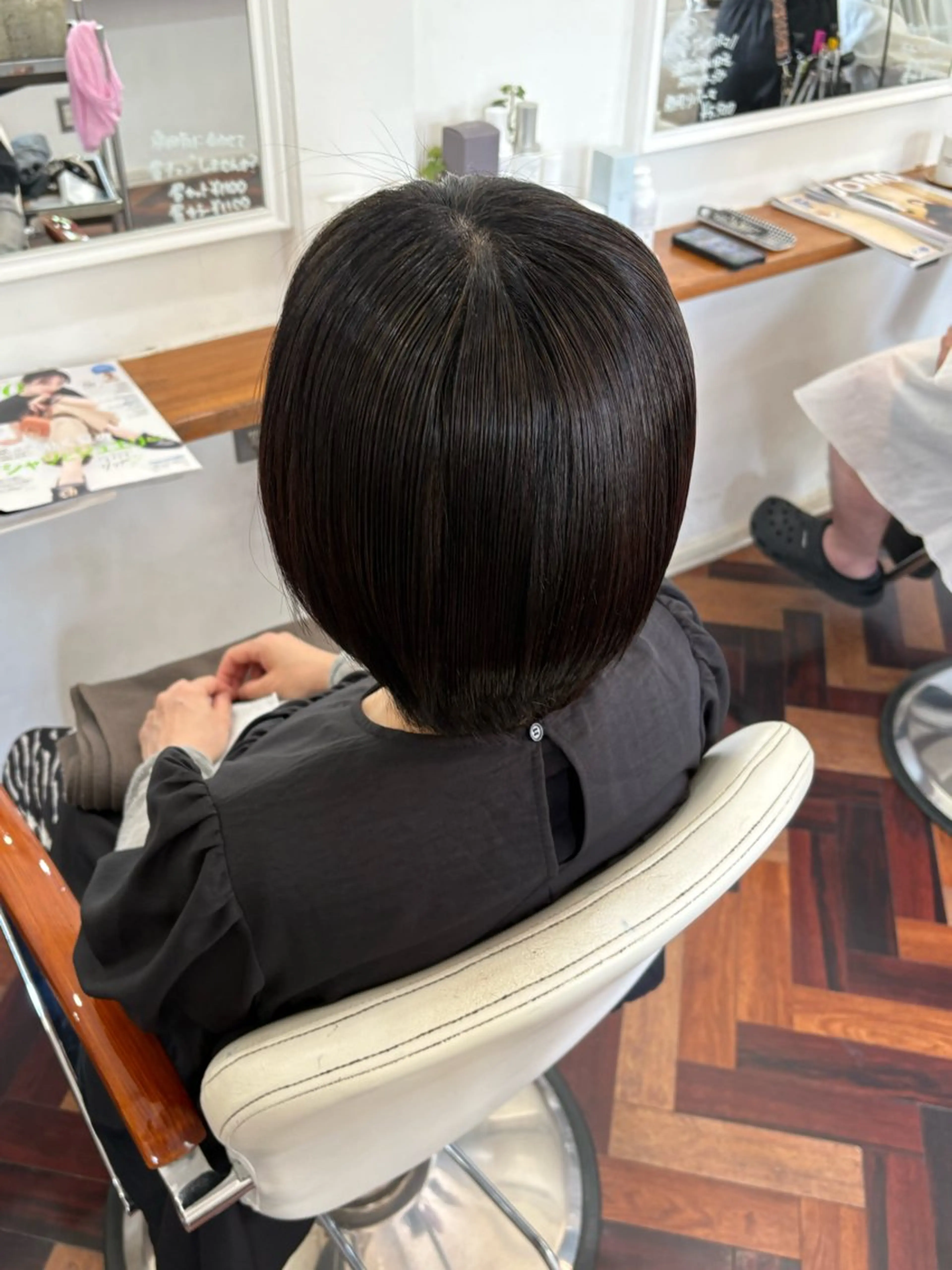 ショート ヘアカラー トリートメント ヘアアンドメイクアップmopa所属・mopa yuiのヘアスタイル