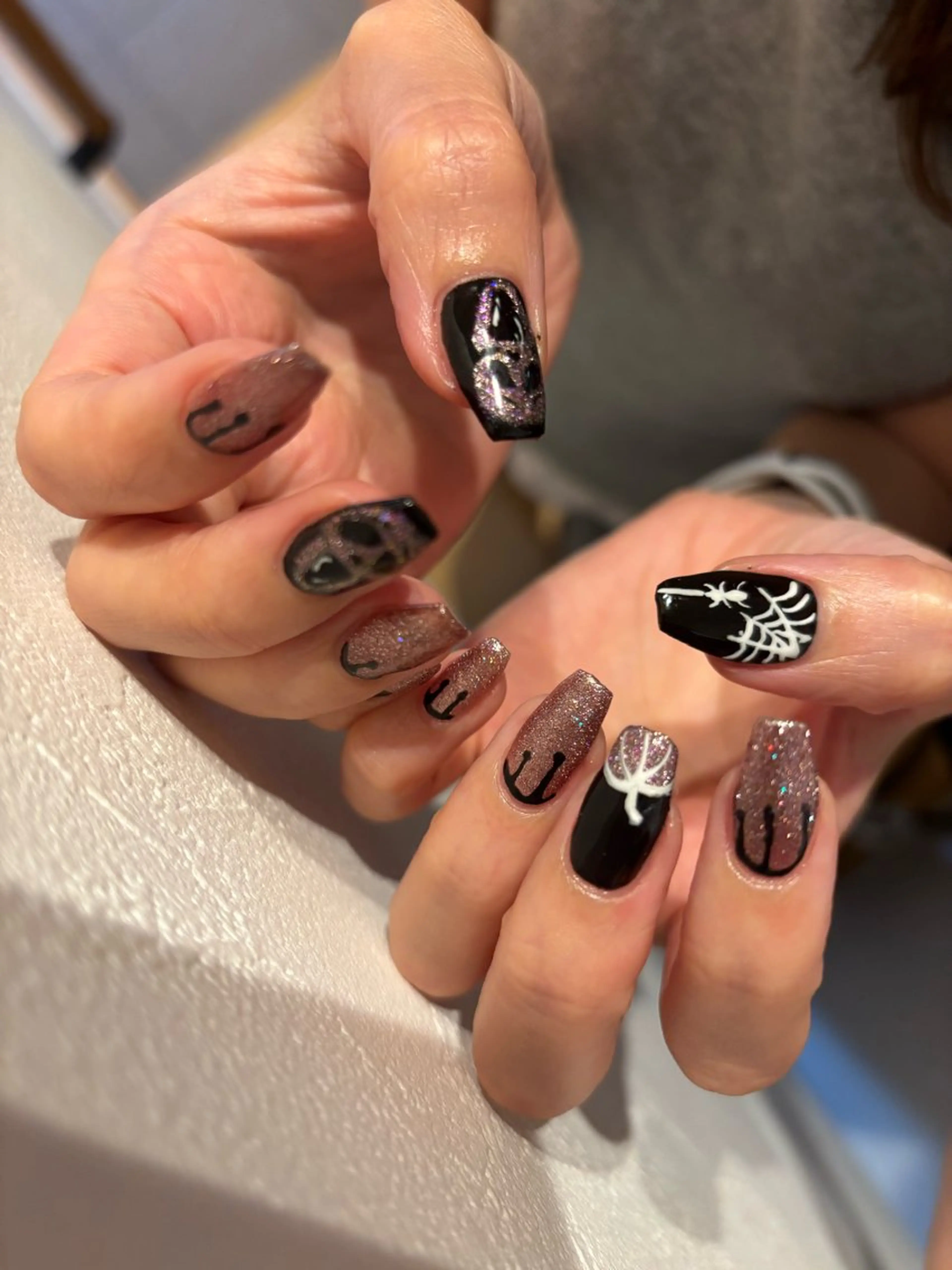 ネイル ハロウィン ハンドネイル 北川 恭子のネイルデザイン