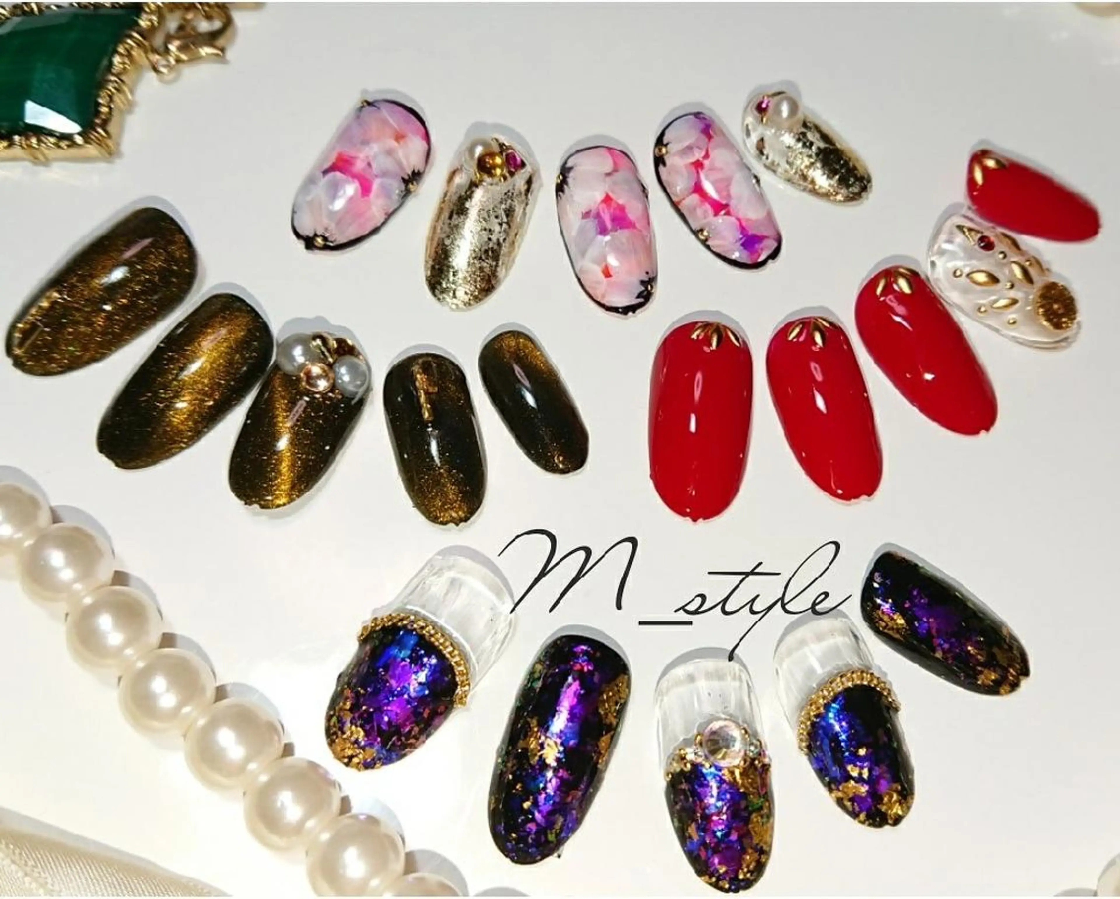 ネイル 下妻市ﾈｲﾙｻﾛﾝ M_styleのネイルデザイン