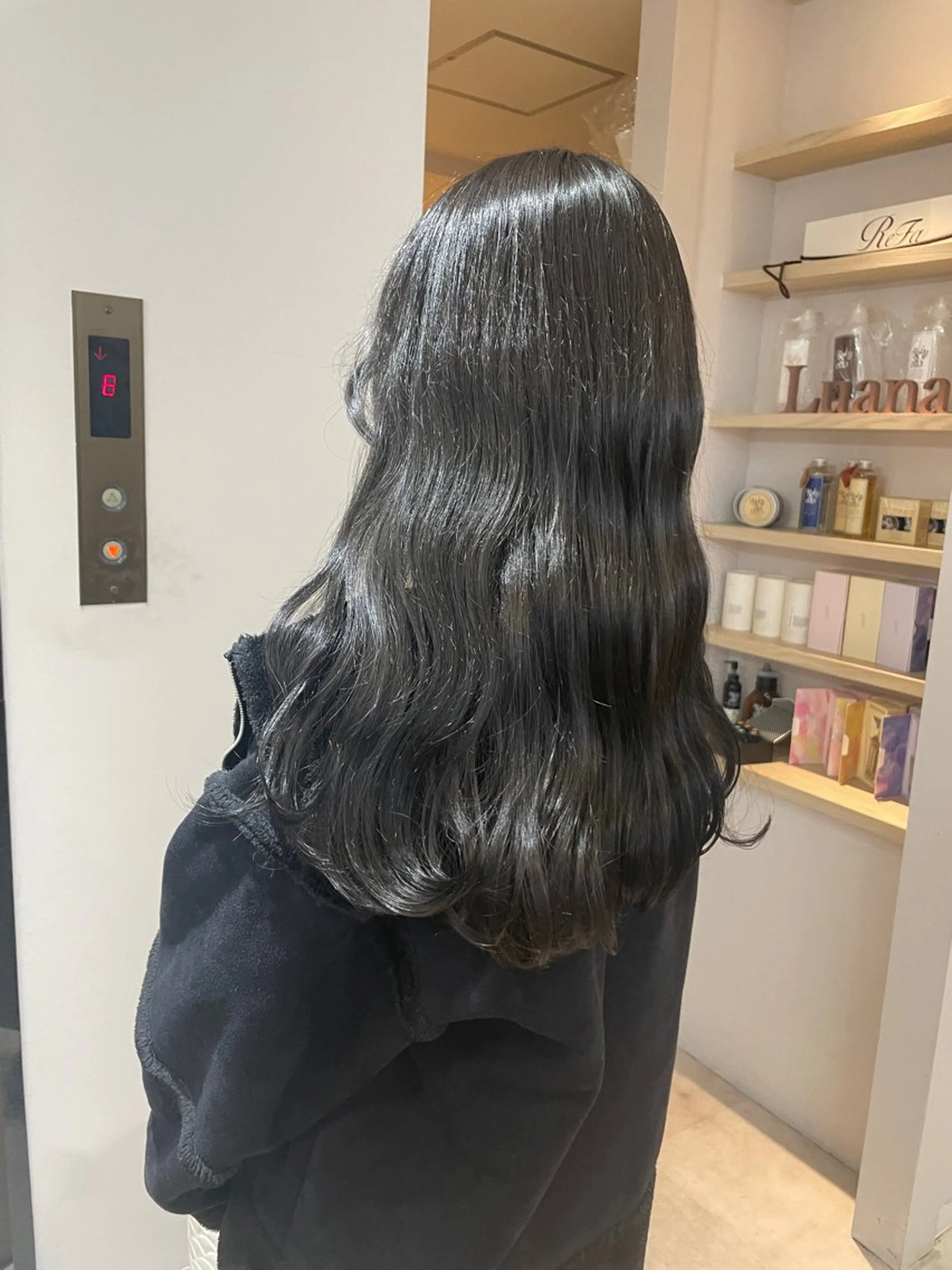 ロング カラー カット ヘアカラー HARUKA韓国ヘア /Luana梅田のヘアスタイル