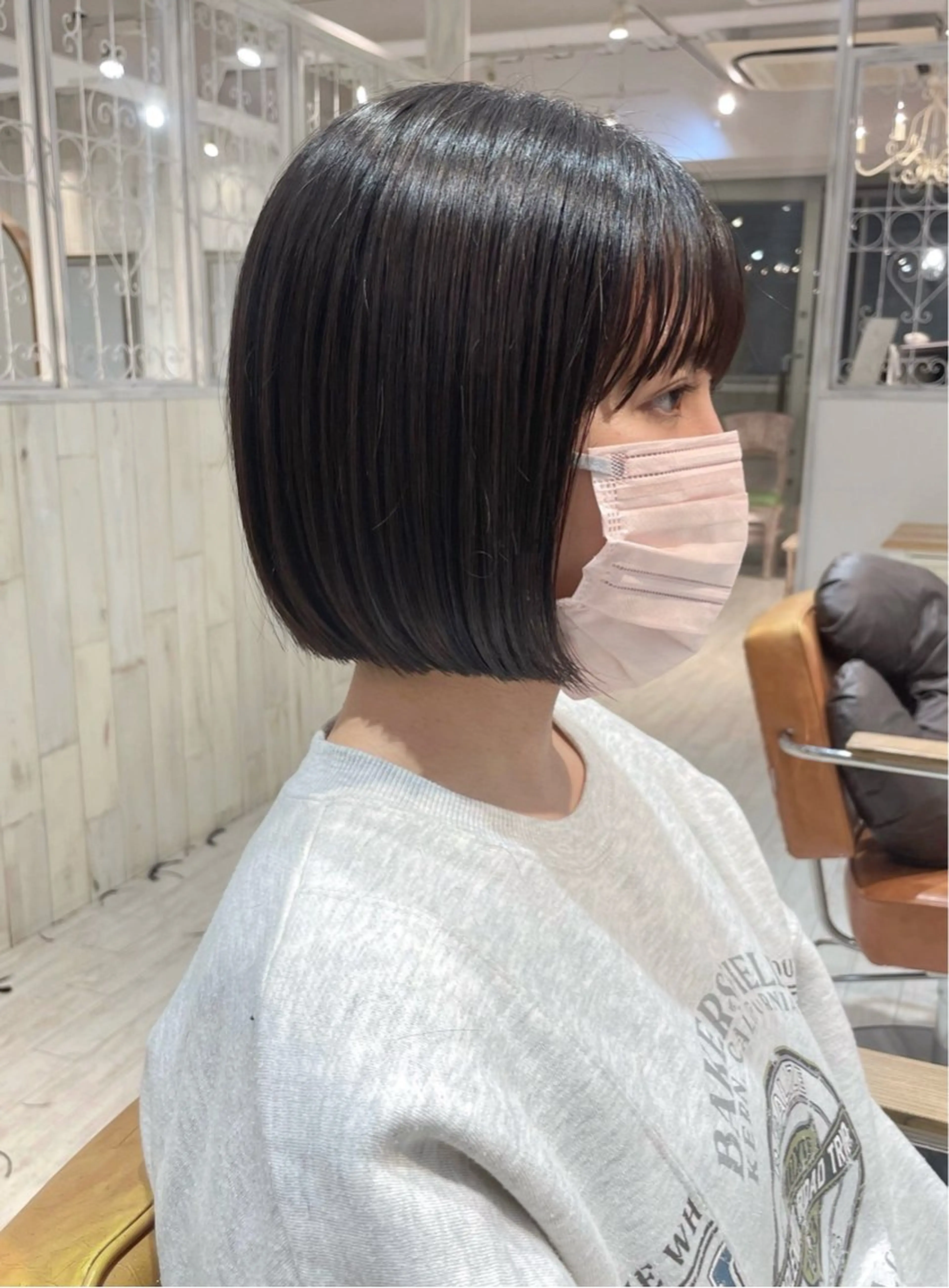 ショート ボブ ショートヘア レイヤー/メンズ 竹田凪儀のヘアスタイル