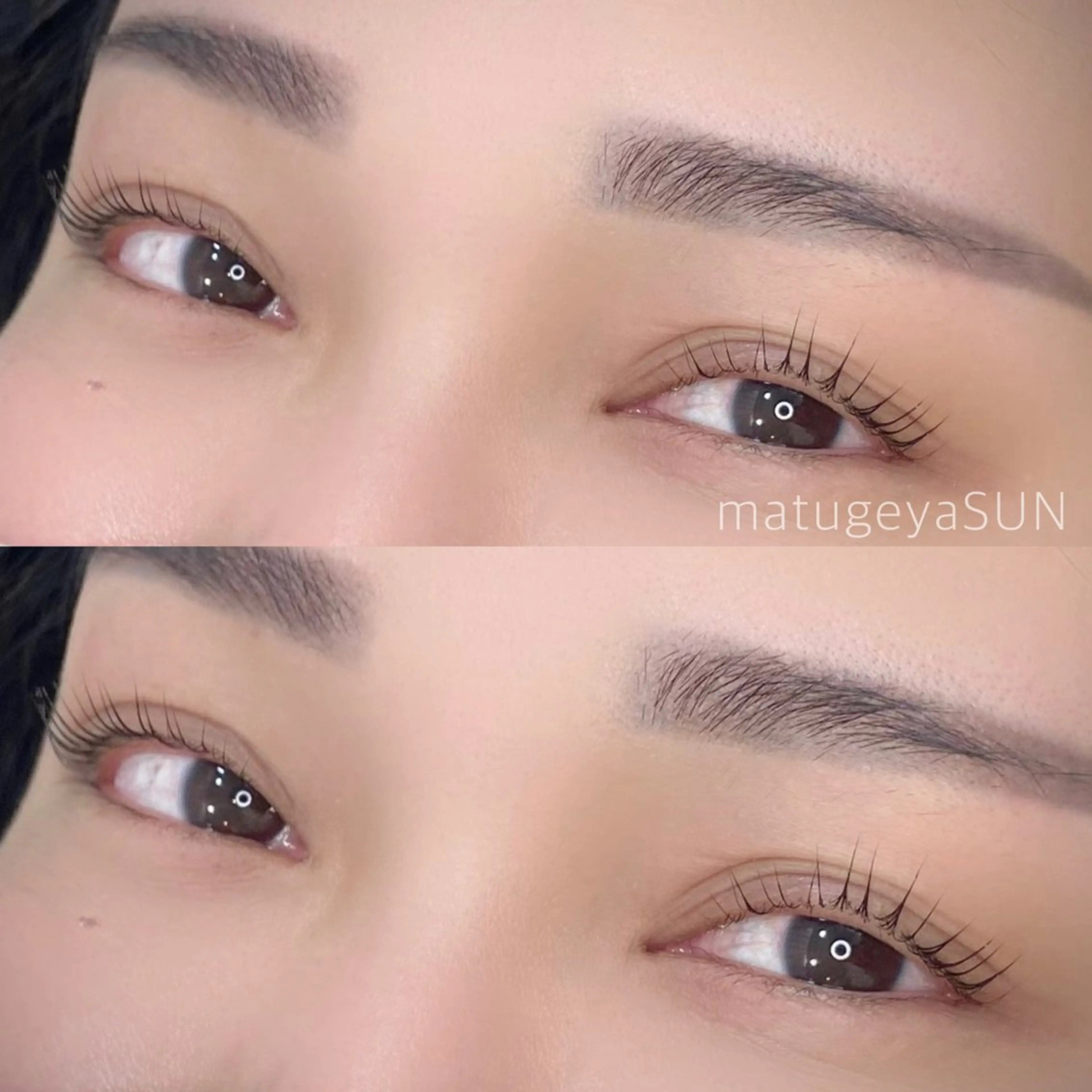 マツエク・マツパ カットスタジオピエロ所属・若江岩田マツエク SUNのマツエク・マツパデザイン