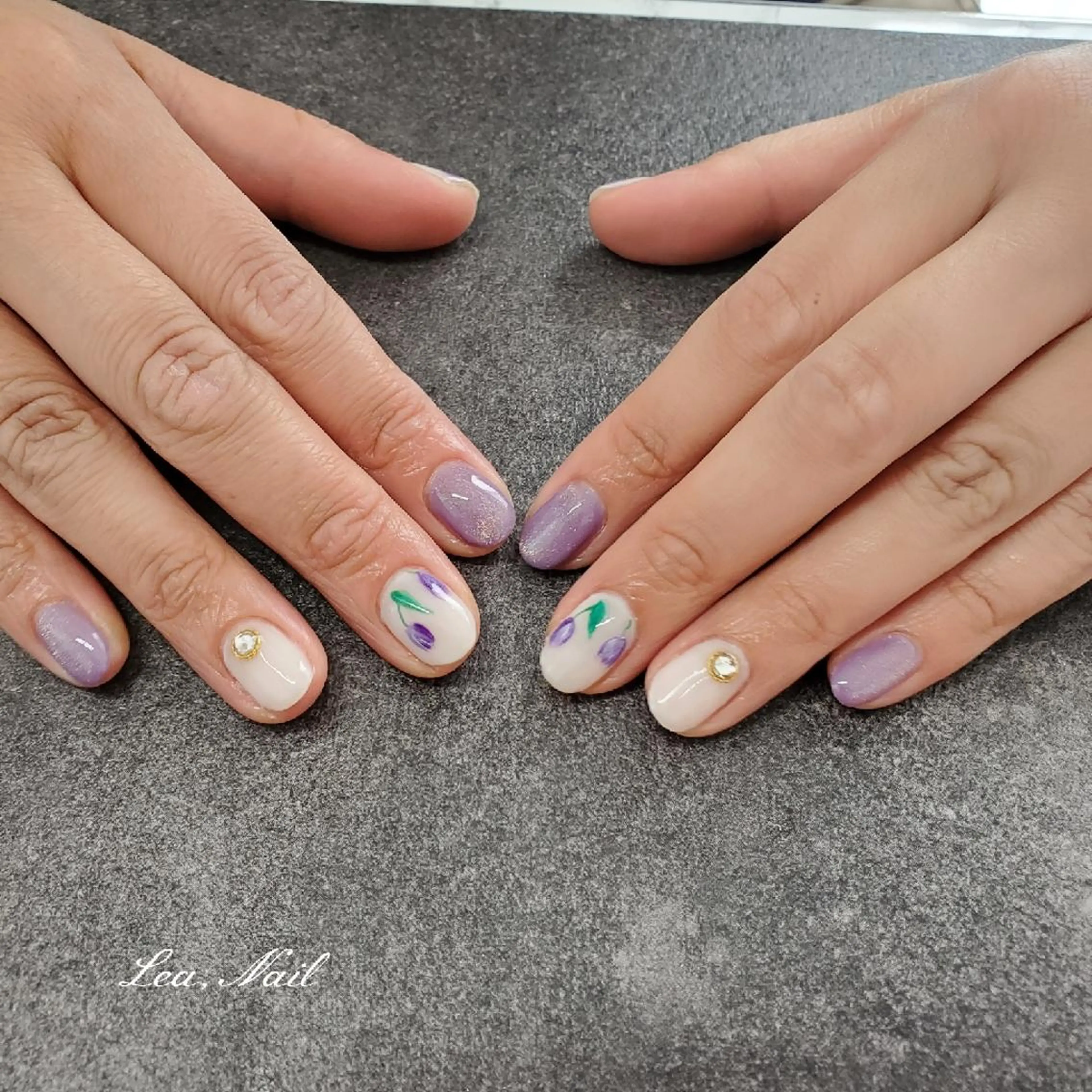 ネイル 持ち込み Lea,Nail所属・松橋 愛のネイルデザイン