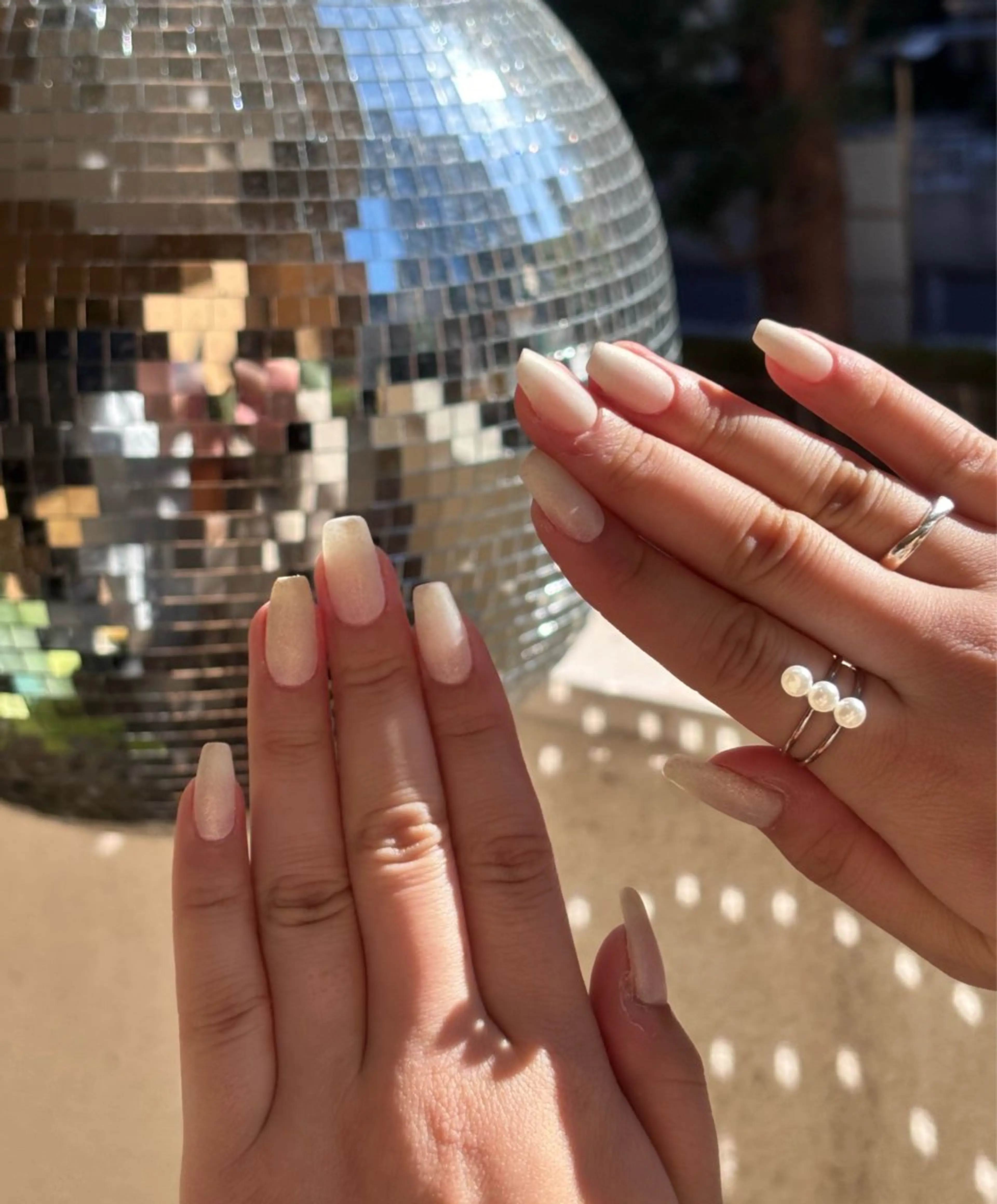 ネイル ラメ(グリッター) マットネイル ワンカラーネイル ホワイト 冬ネイル Filonnail rinaのネイルデザイン