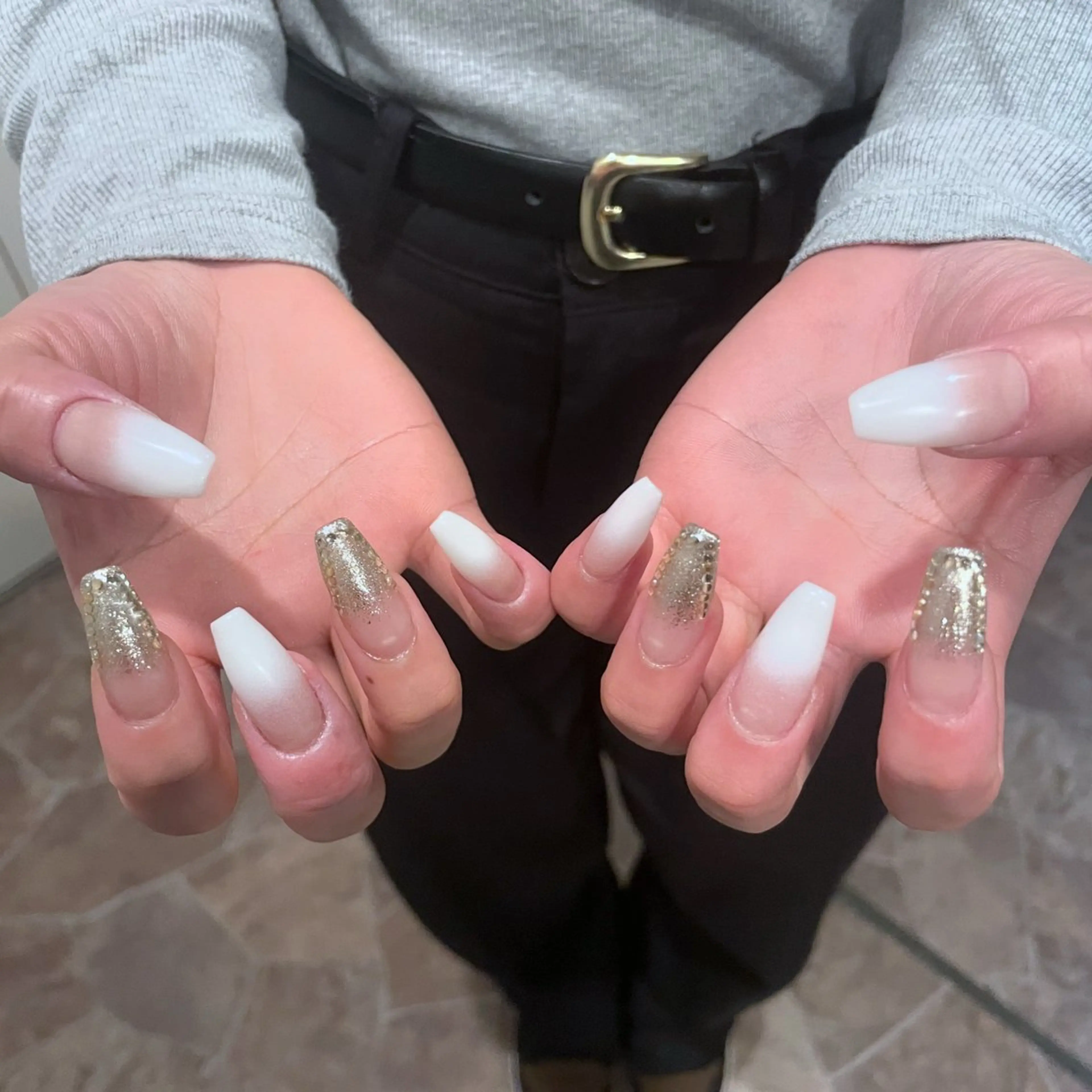 ネイル ラメ(グリッター) ラメグラデーション ハンドネイル WOLTOKYO 渋谷/RIAのネイルデザイン