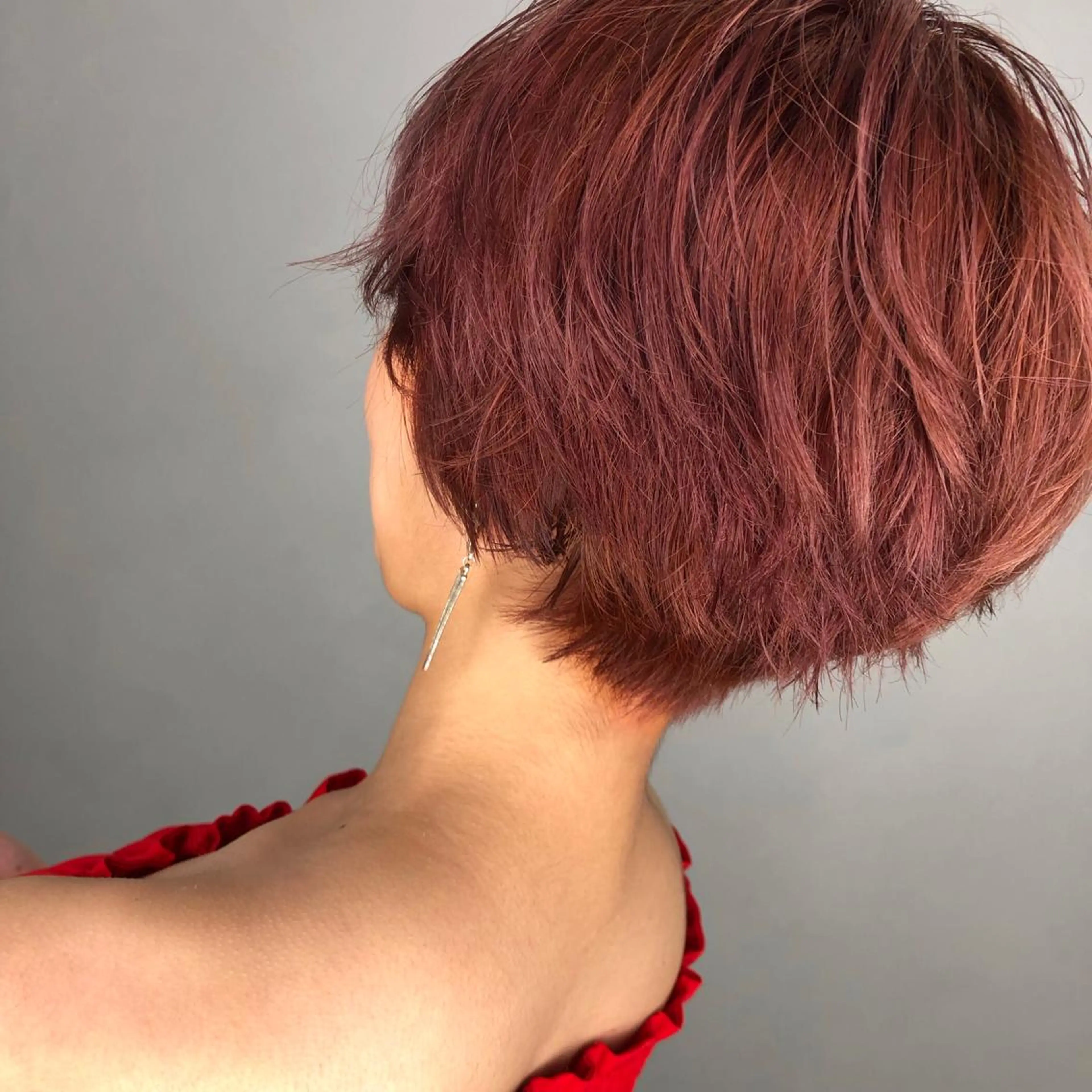 カラー ベージュカラー ブリーチ ピンクカラー ピンクベージュ レッドカラー 髪質改善専門店QOLU所属・✨髪質改善専門店✨ QOLU✨のヘアスタイル