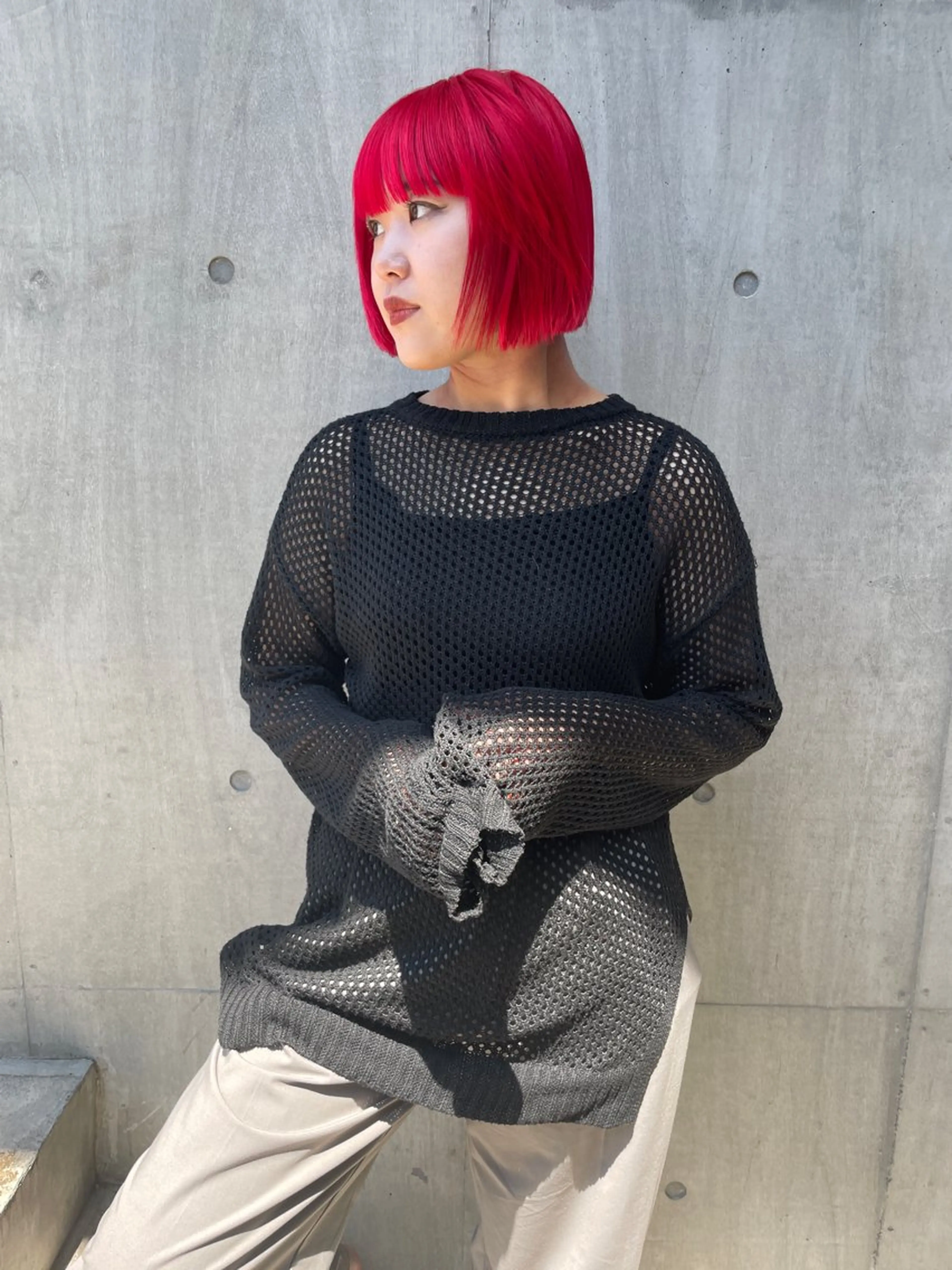 カラー VISION   aoyama所属・かがやしづ ⭐️ハイトーンのヘアスタイル