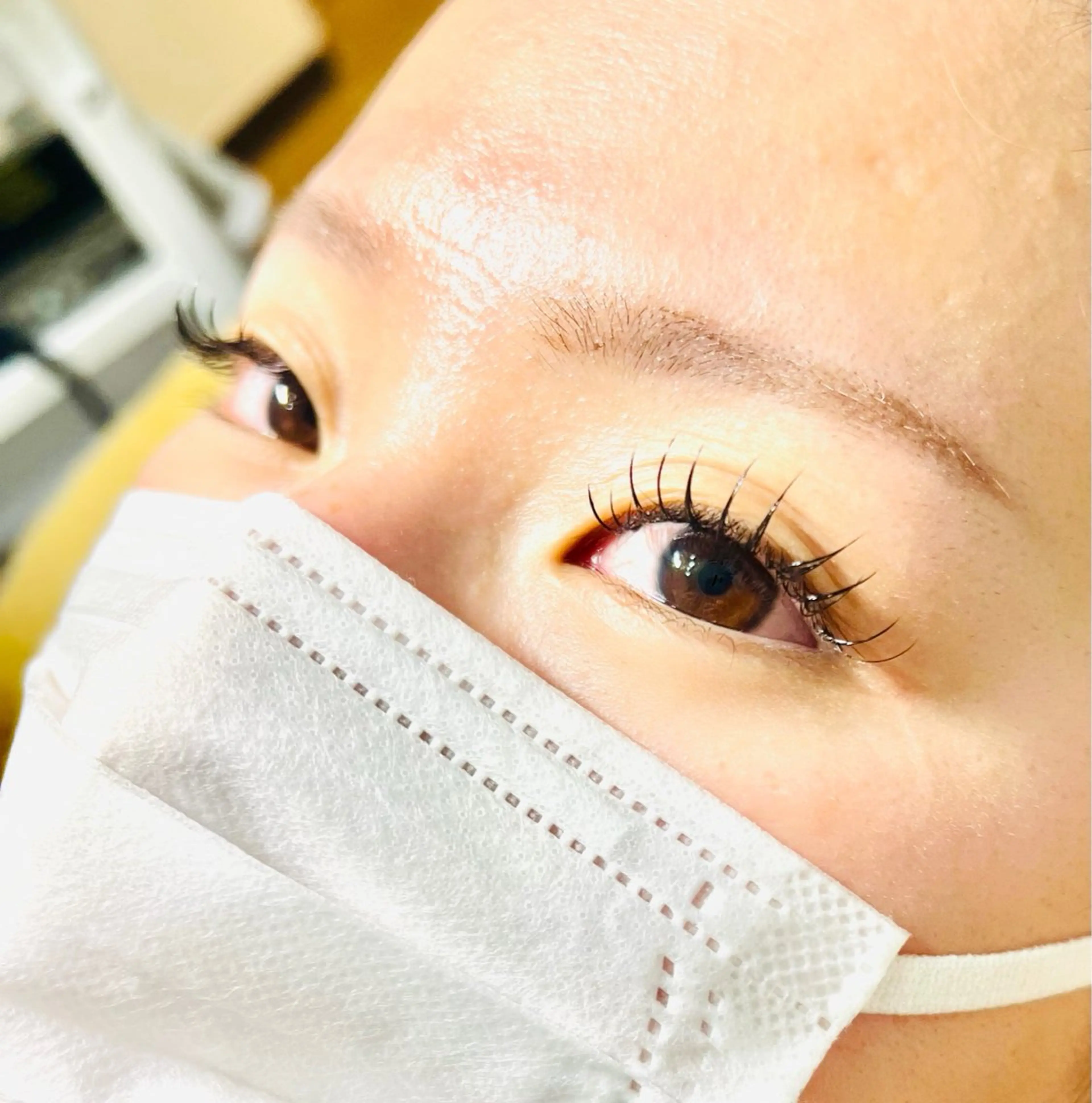 マツエク・マツパ 束感まつ毛 フラットラッシュ ナチュラル ワンホンマツエク マツエク eyelash presh yukaのマツエク・マツパデザイン