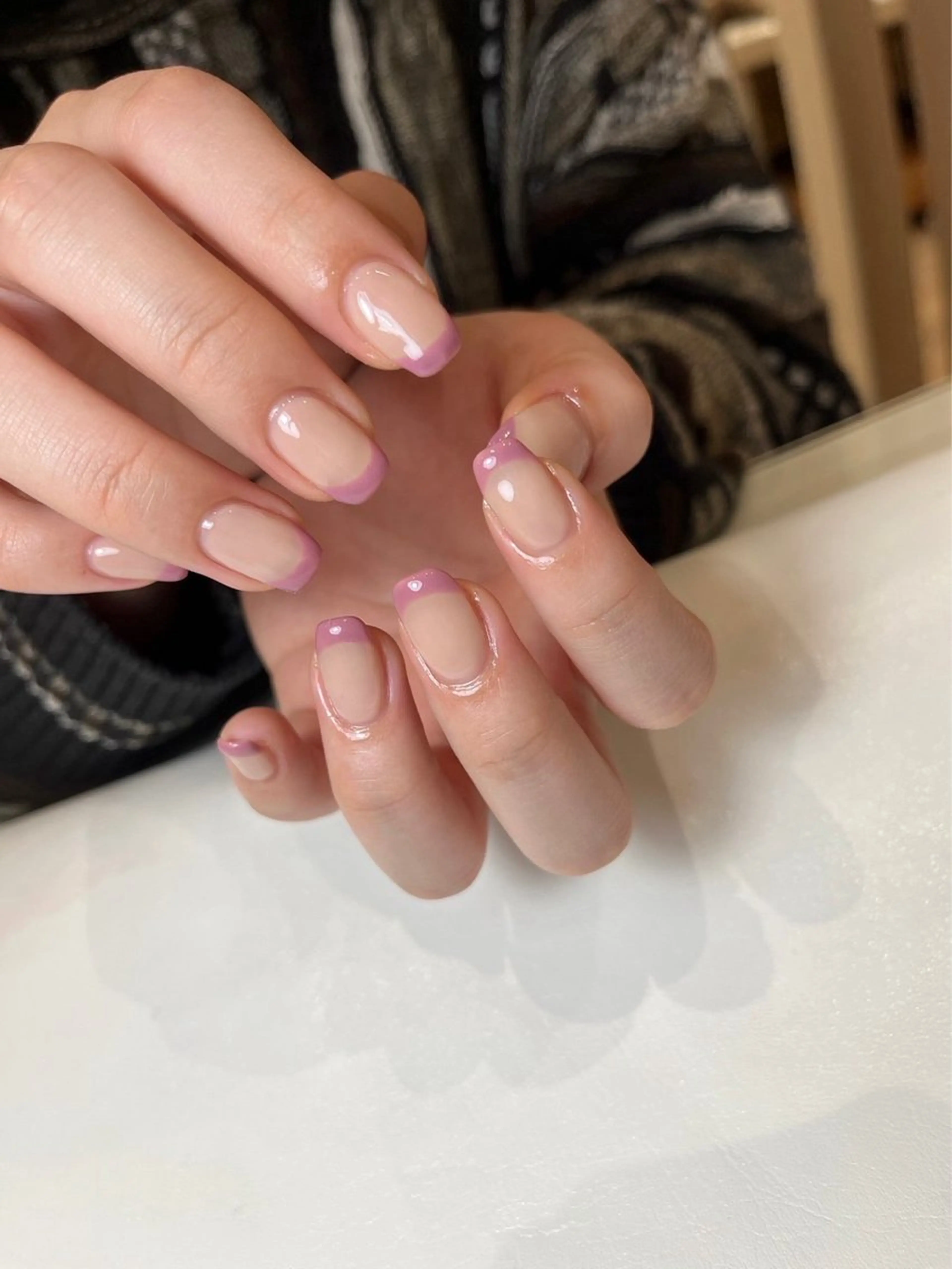 ネイル フレンチネイル RomanticColor所属・romantic colorのネイルデザイン