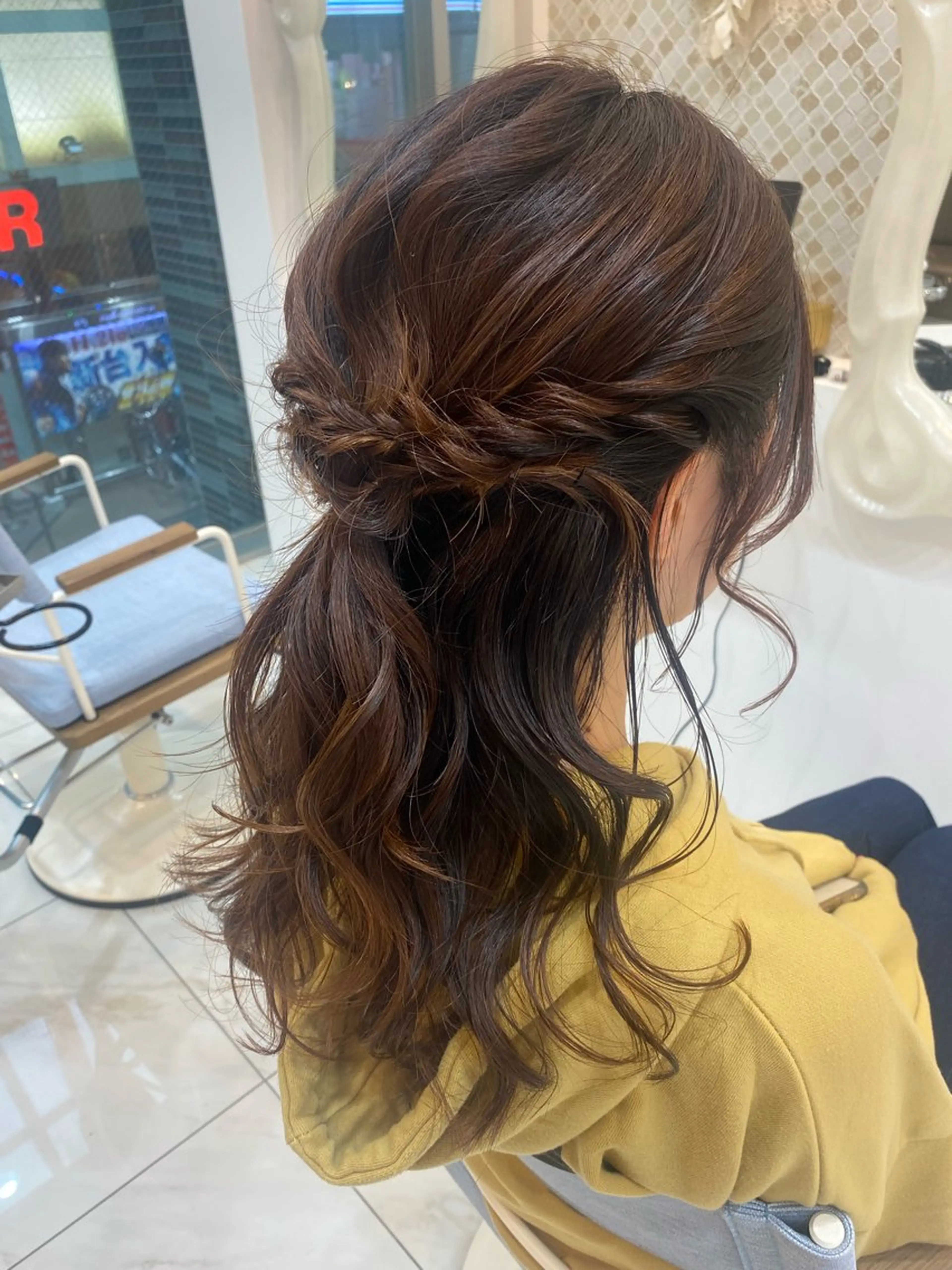 ヘアアレンジ 艶髪/透明感/ 三宅晴香のヘアスタイル