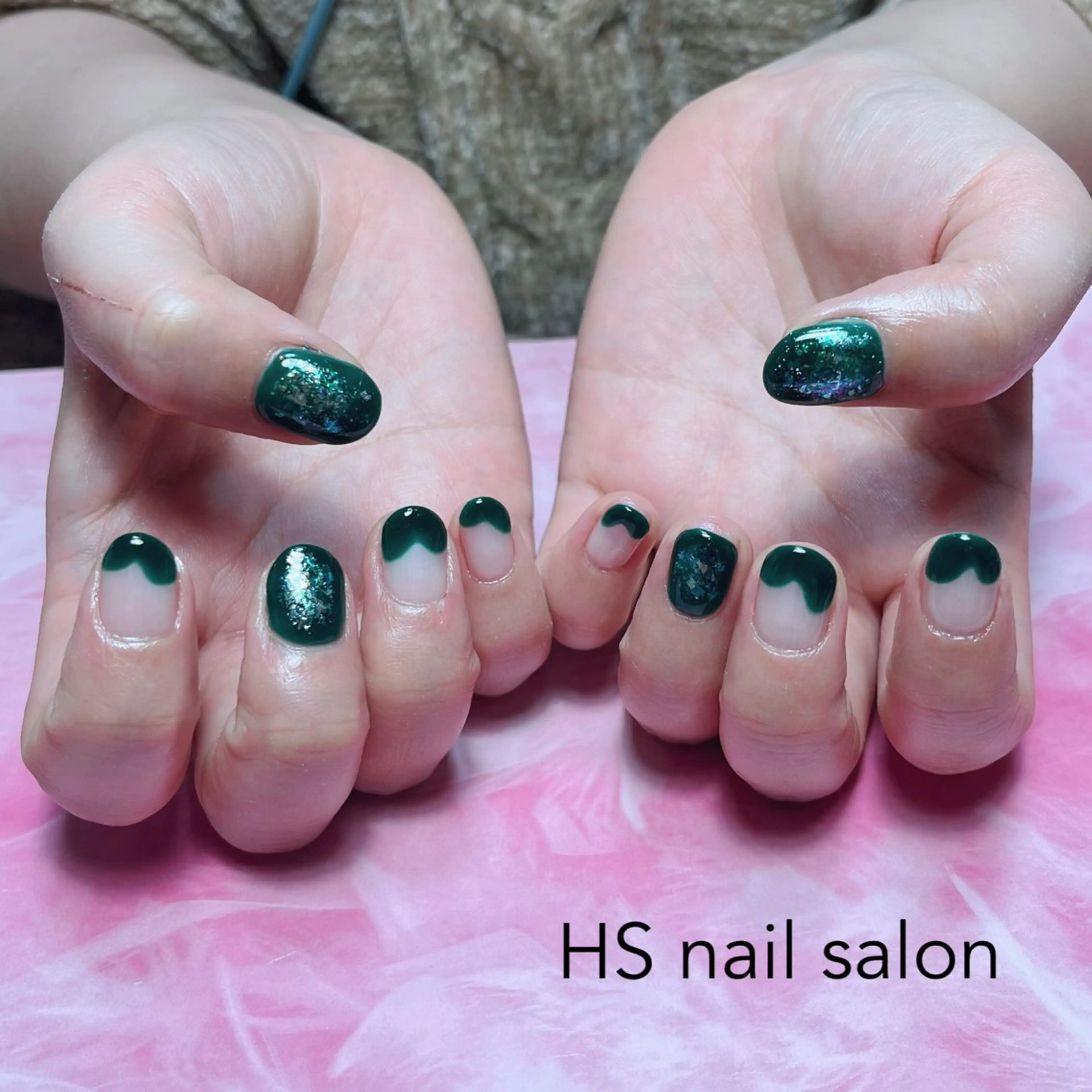 ショート ハンドネイル hs nail salonのネイルデザイン