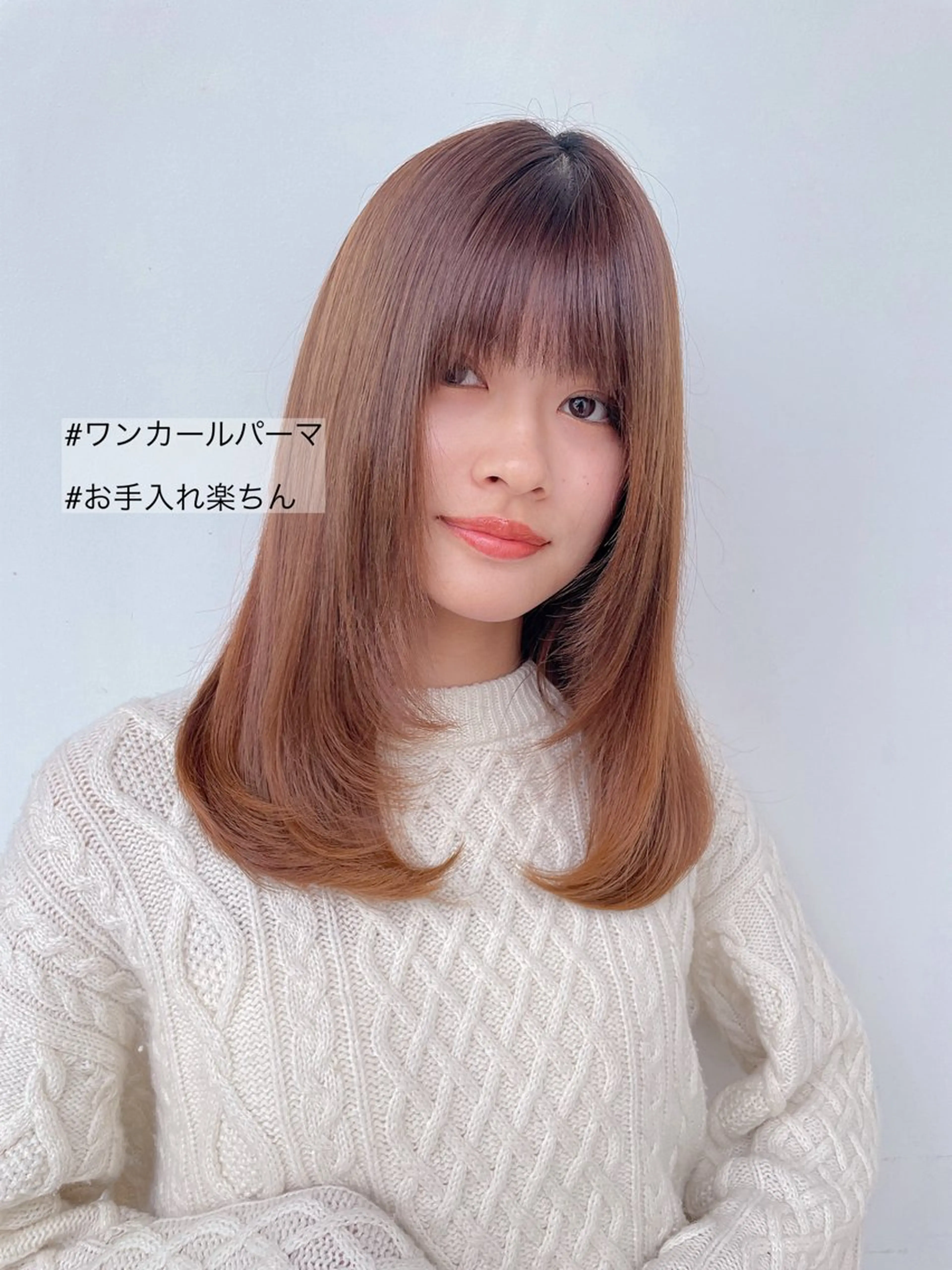 パーマ デジタルパーマ ボブ/ミディアム 親しみやすさ/さくらのヘアスタイル