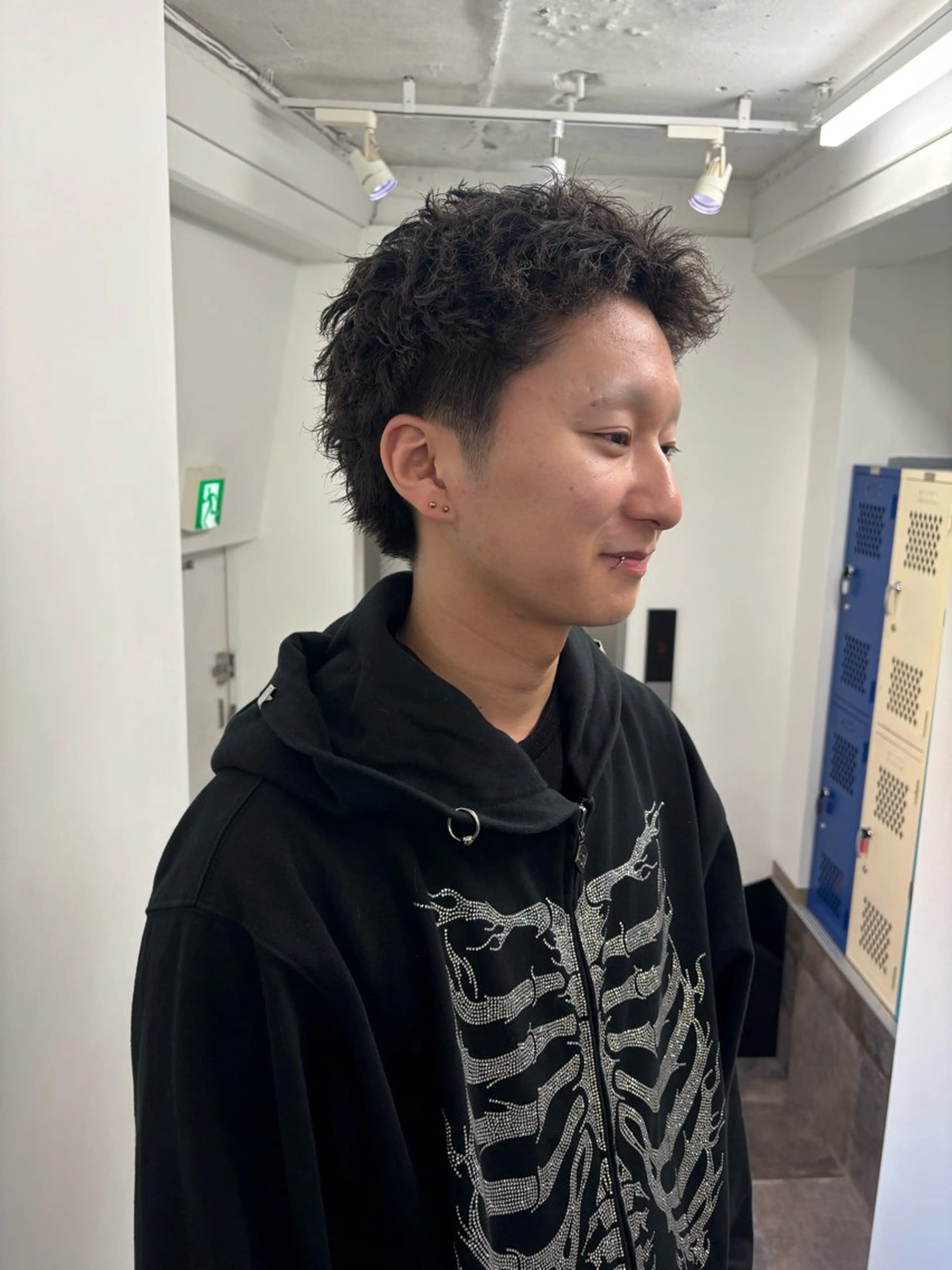 ショート ショートヘア カット パーマ 【メンズパーマ特化】 オオヤチユソラのヘアスタイル