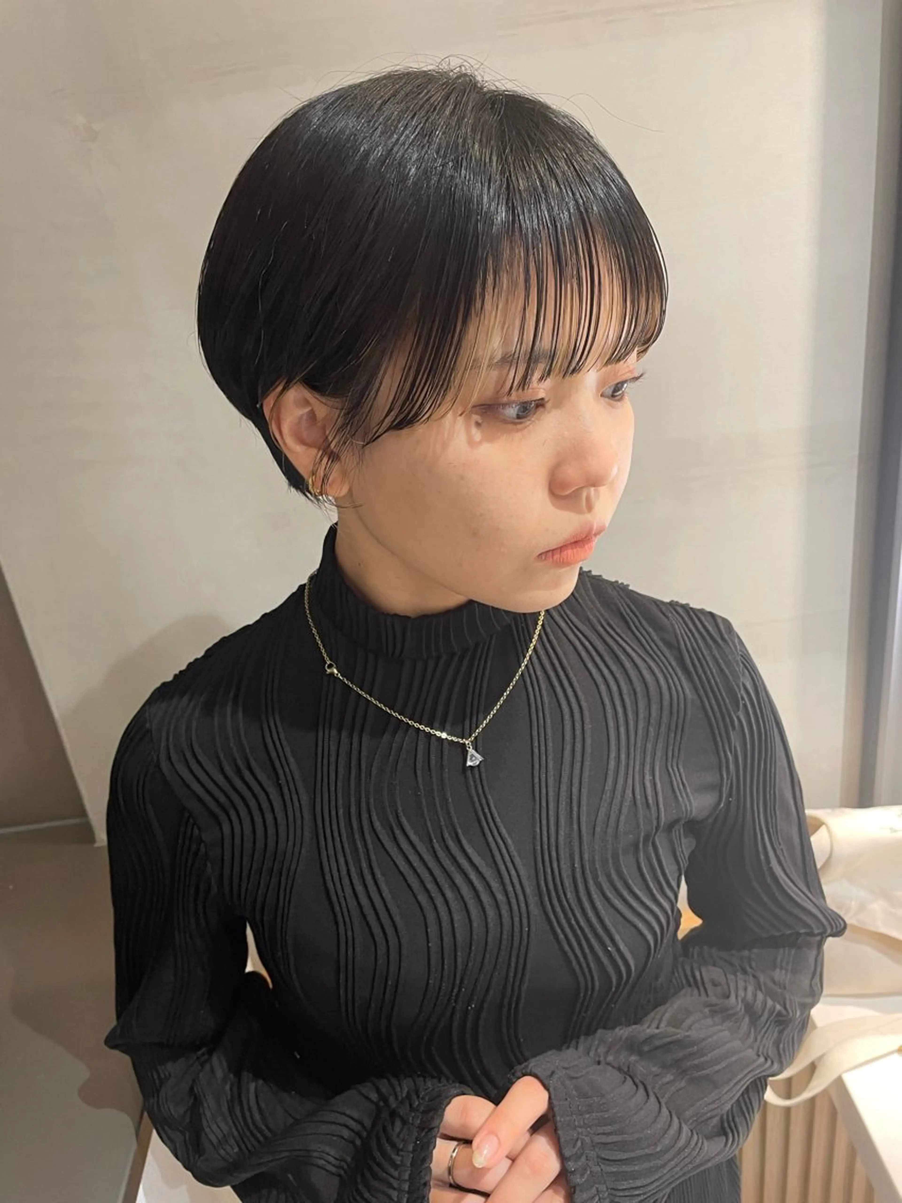 ショート 🎀大川 錬🎀 ブリーチなしWカラーのヘアスタイル