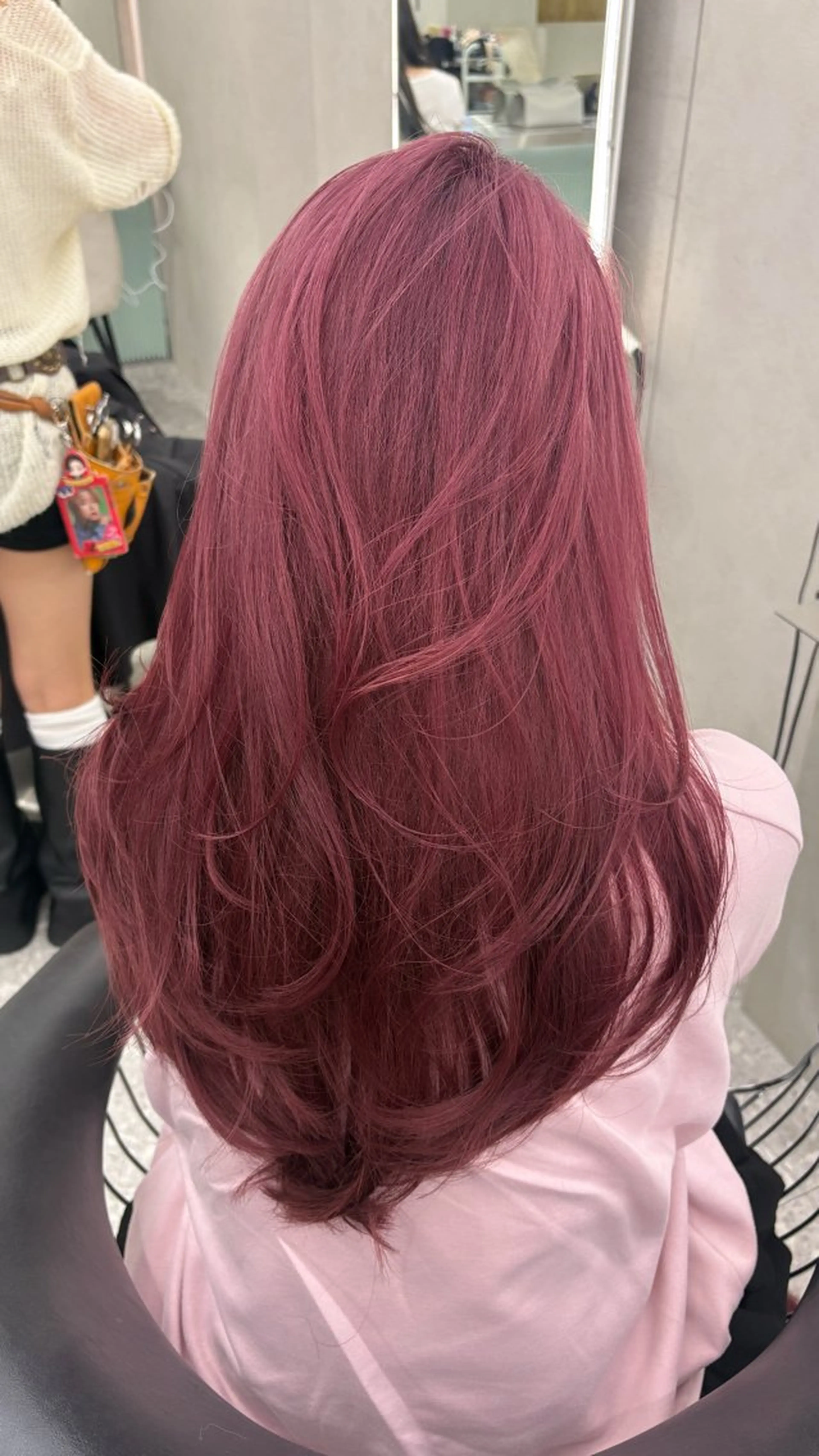 ロング ハッシュカット ハイレイヤー レイヤーカット Yuta✂︎ 韓国レイヤー🪽のヘアスタイル