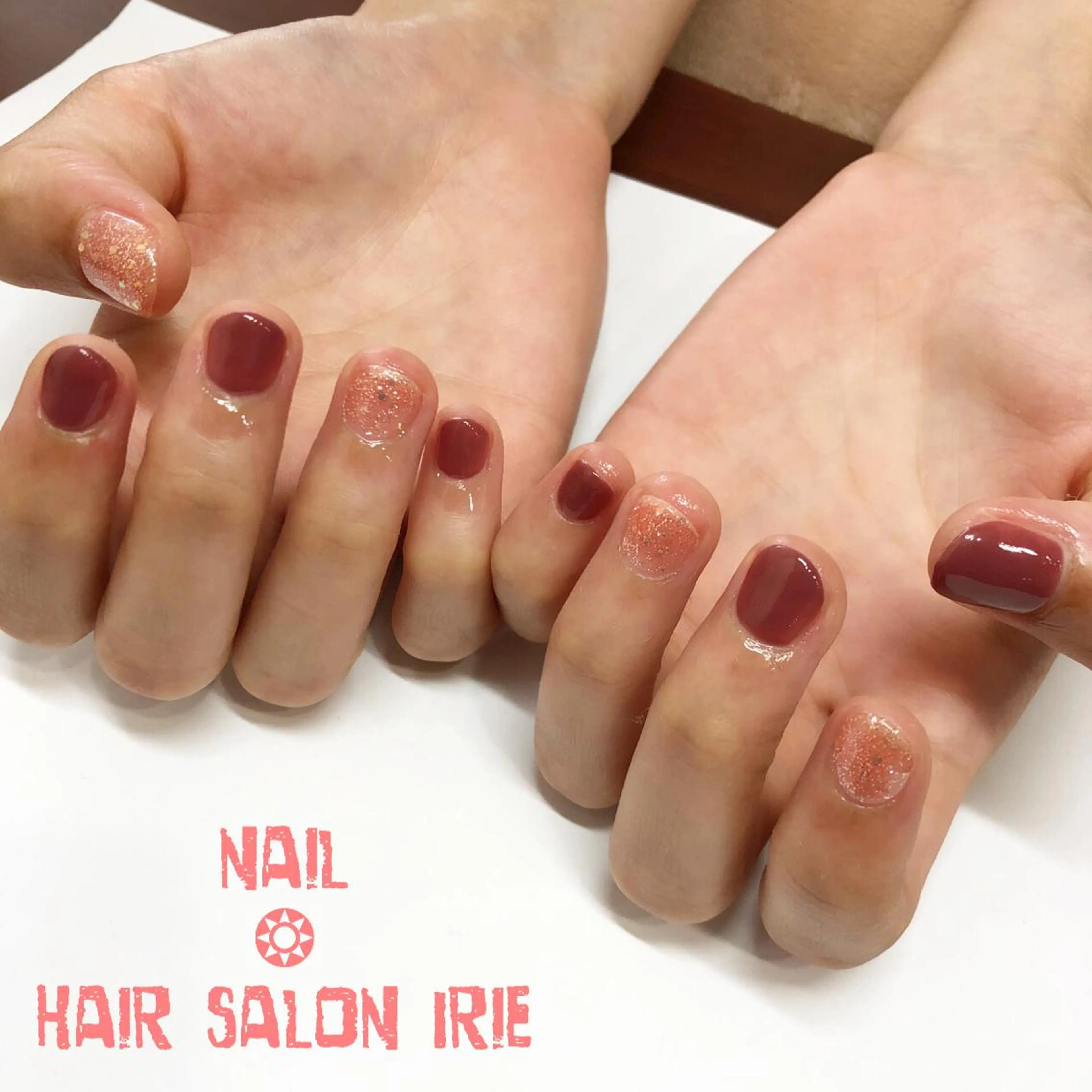 ネイル ハンドネイル ハンドケア Hair salon Irie所属・與儀 知佳のネイルデザイン