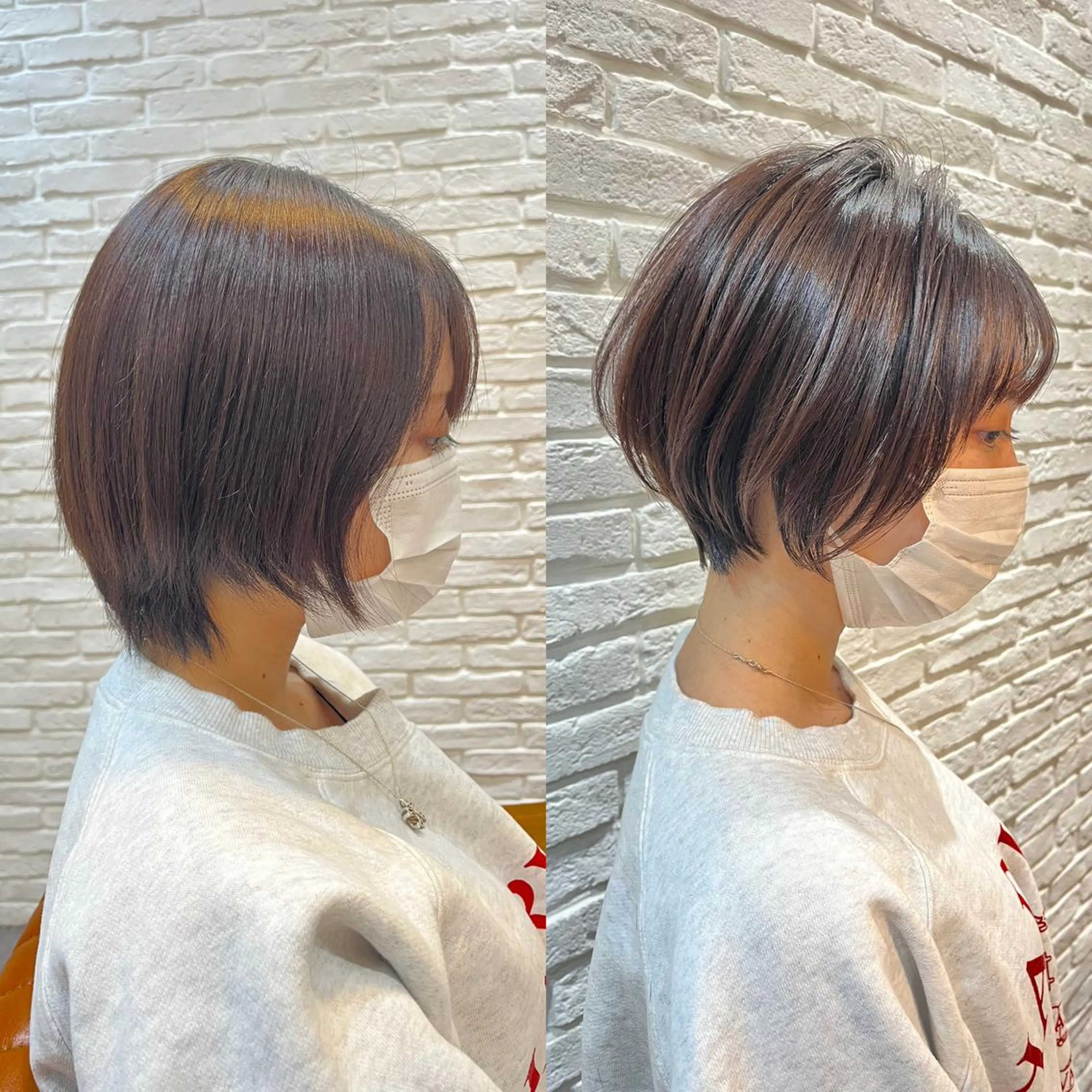 ショート ショートボブ 丸みショート ボブ くびれヘア ショートヘア &STORIES所属・襟足でお悩みの方✂︎ くびれ職人ハシモトのヘアスタイル