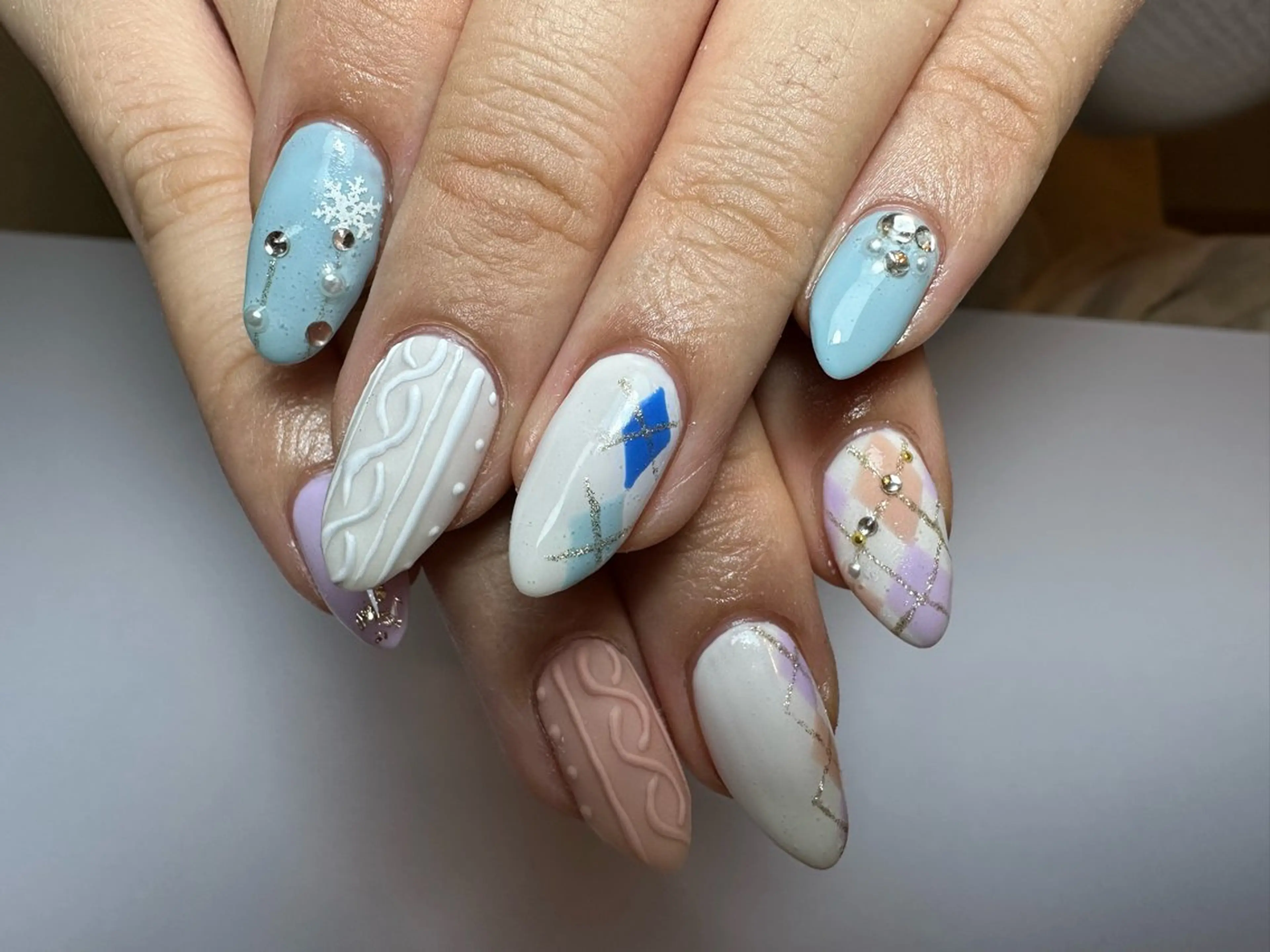 セミロング ハンドネイル shandy nail所属・shandy nailのネイルデザイン