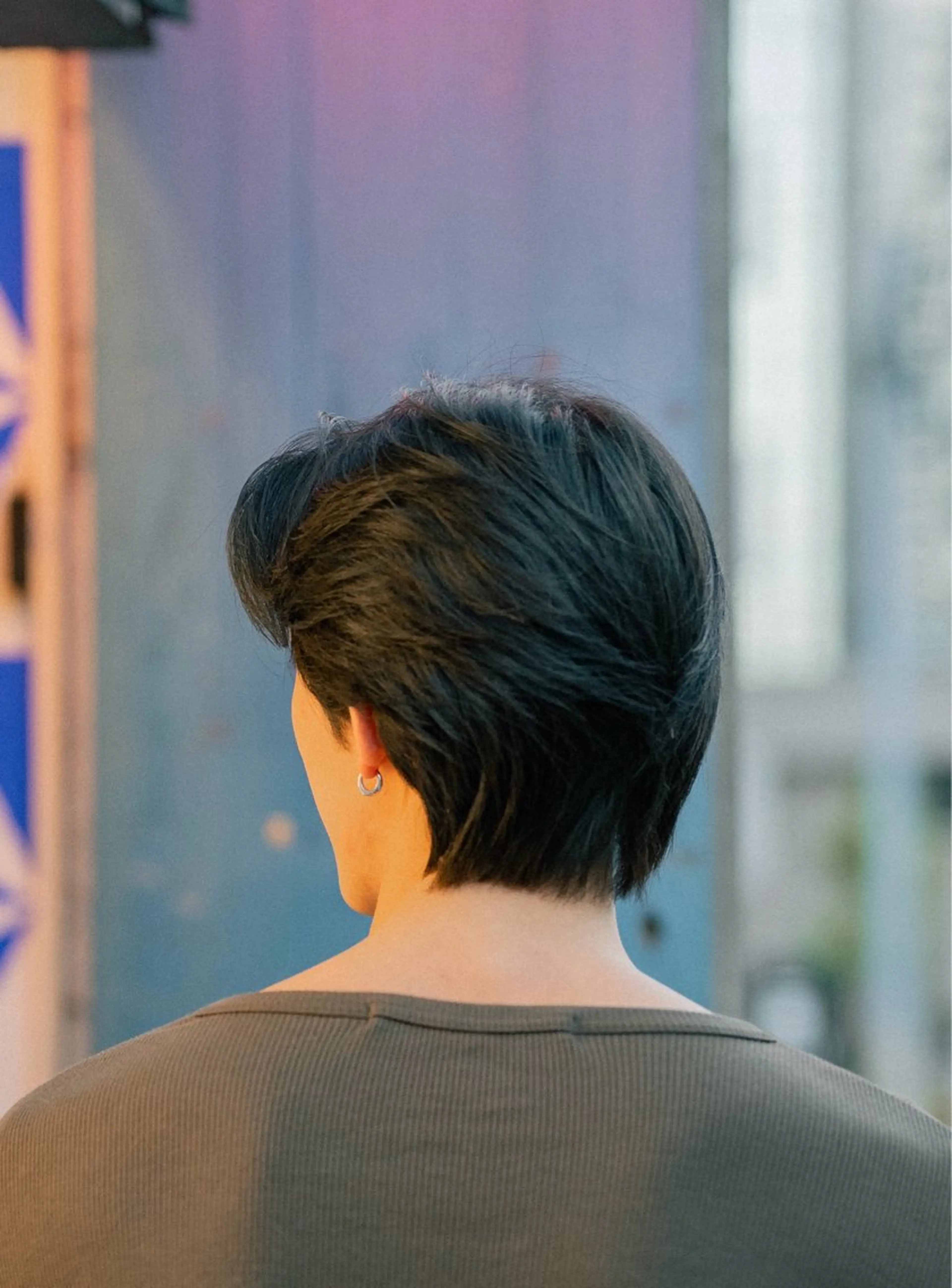 ミディアム カラー パーマ メンズ カット パーマ 🔗メンズサロン🔗 Kieのヘアスタイル