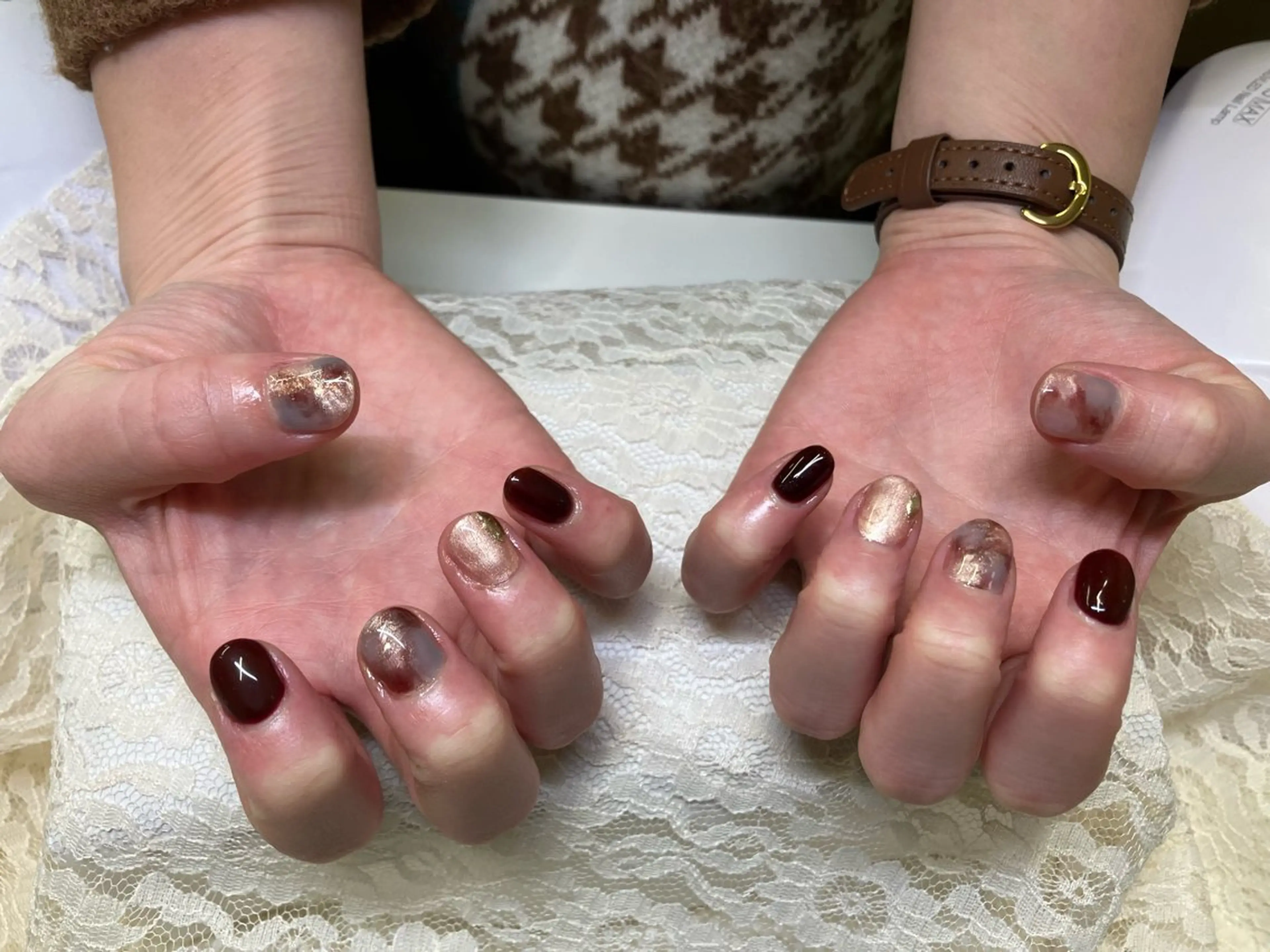 ネイル ミラーネイル ニュアンスネイル ハンドネイル Horizon☆Nails所属・Horizon ☆ Nailsのネイルデザイン