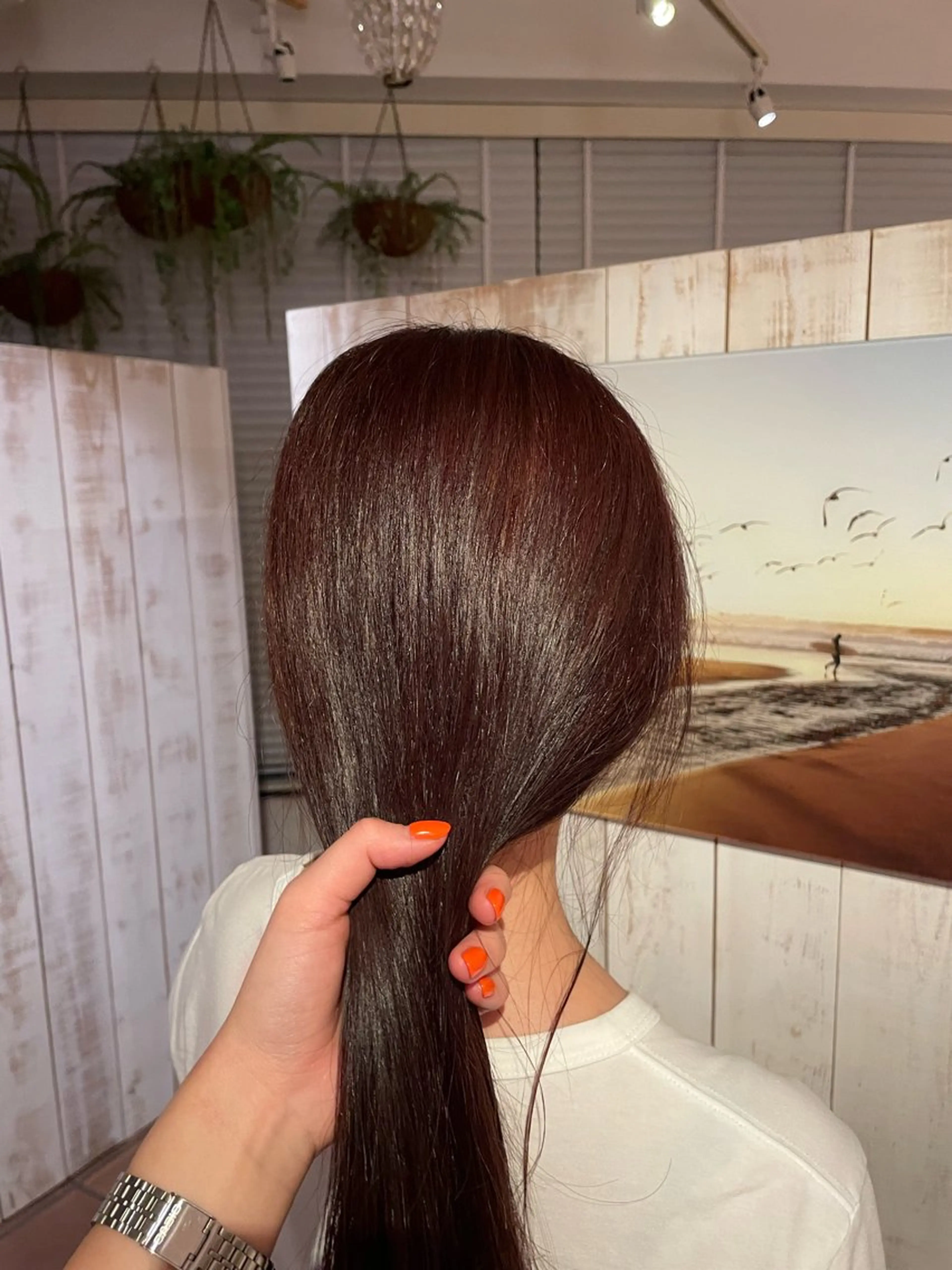 カラー MOEKA🌺レディ ースカットモデルのヘアスタイル