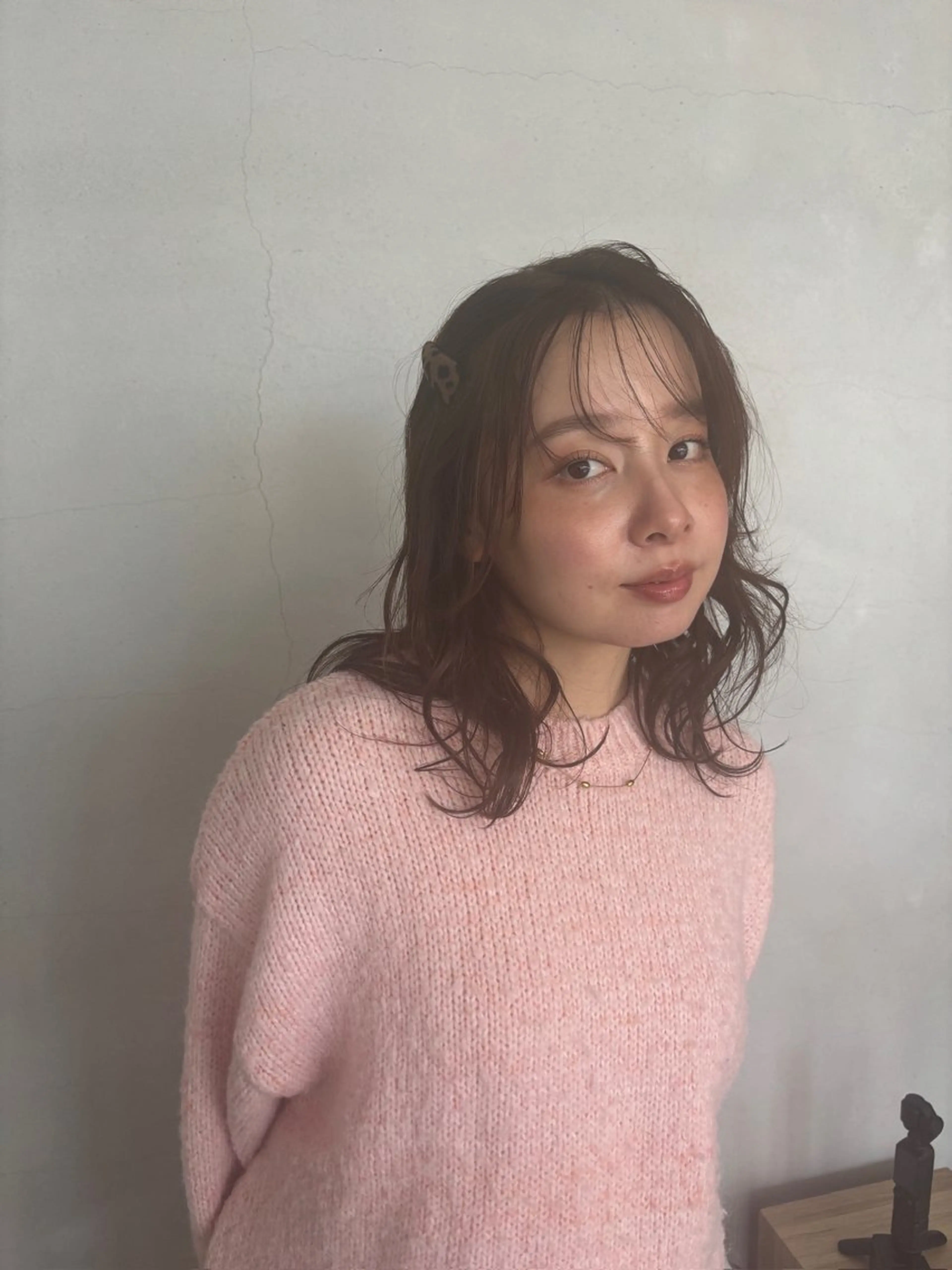 ミディアム カット ヘアカラー ボブ/レイヤー/ 梅田/天野川奈緒のヘアスタイル