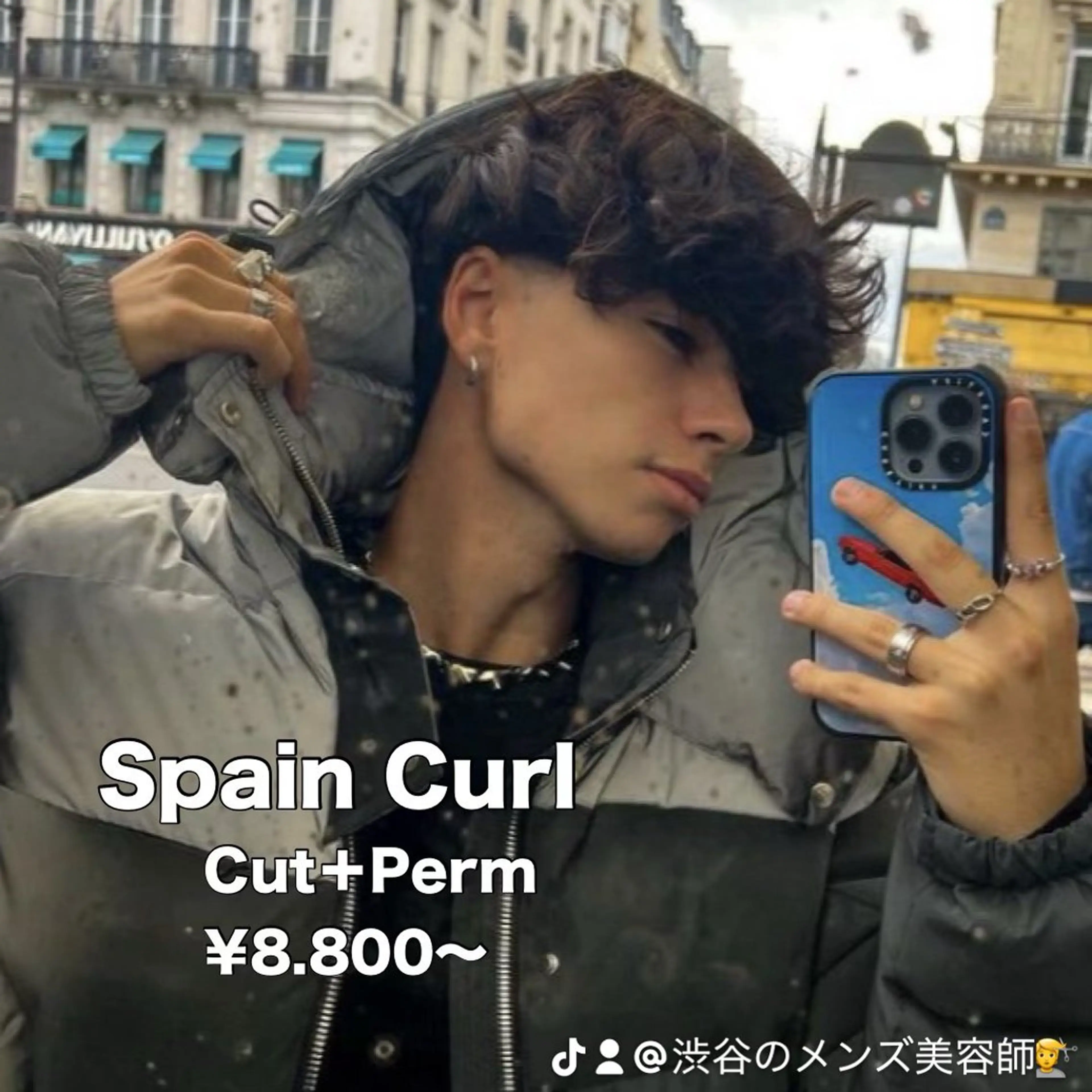 ショート パーマ メンズ 【メンズサロン】 BLUCK 横浜のヘアスタイル