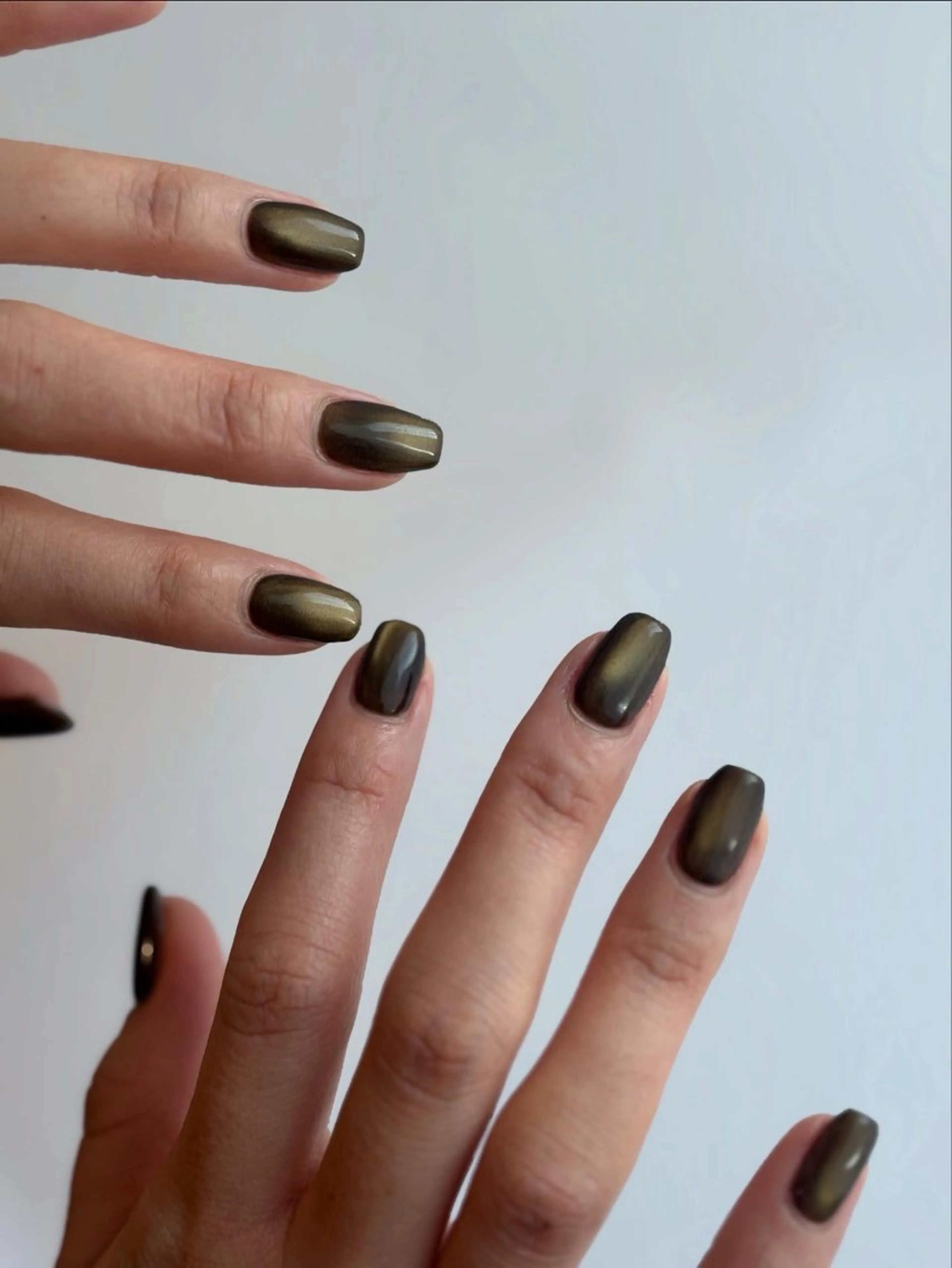 ネイル グリーン ハンドネイル Elio所属・Elio 国泰寺のネイルデザイン