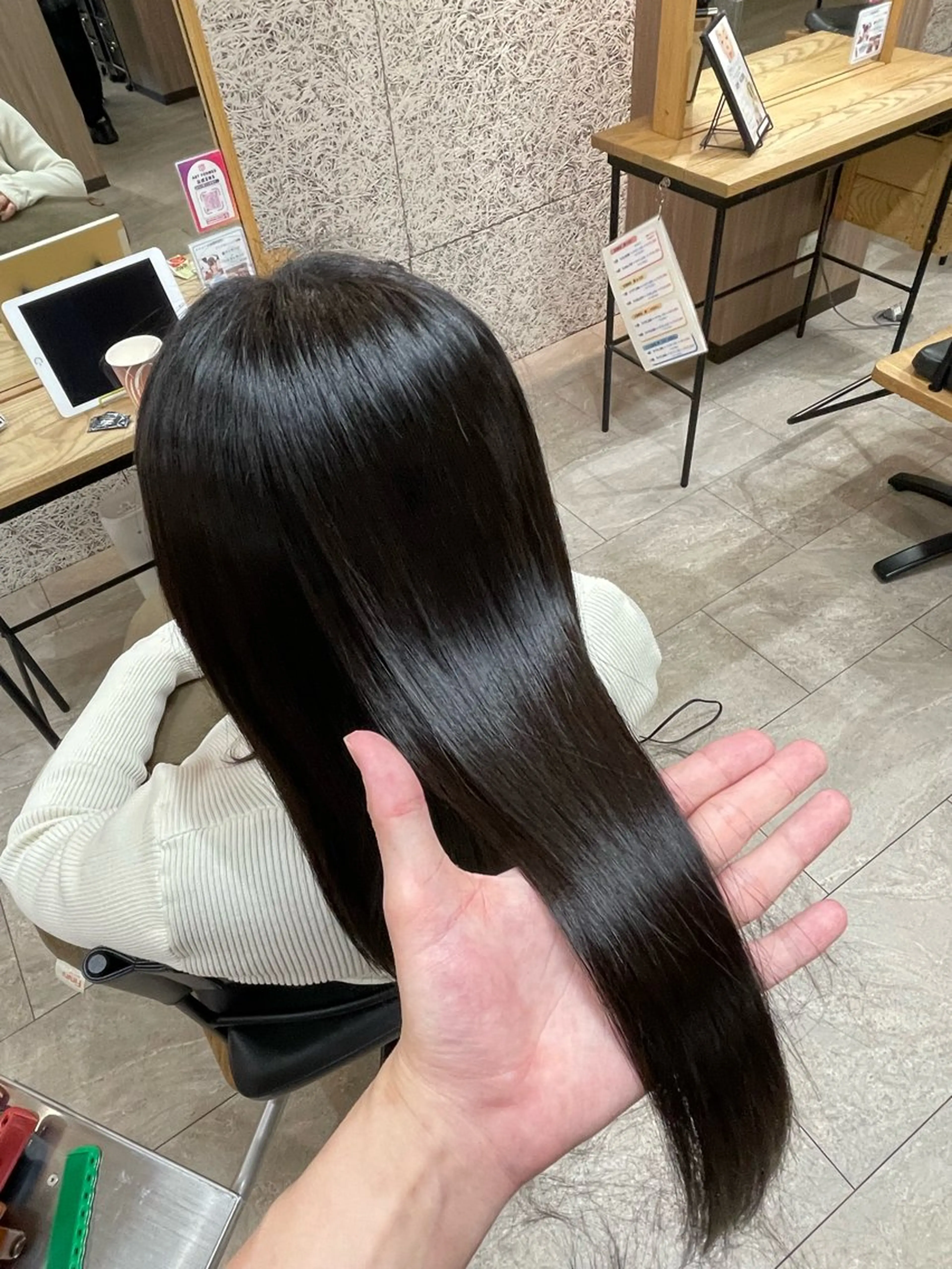 ロング カット 縮毛矯正 浅川恵太/縮毛矯正 /ブリーチ縮毛矯正のヘアスタイル