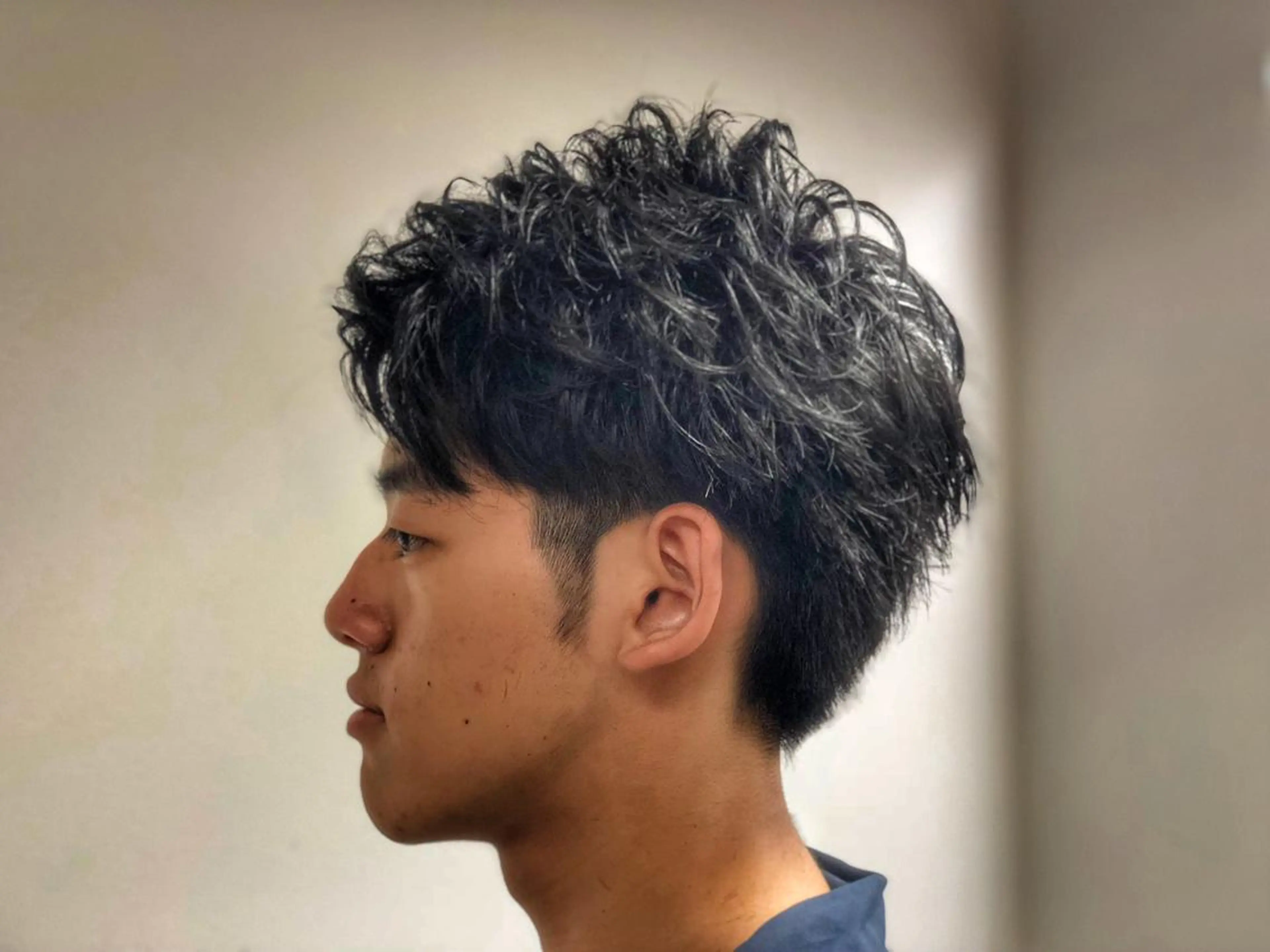 ショート カラー パーマ メンズ 美髪矯正 Rioのヘアスタイル