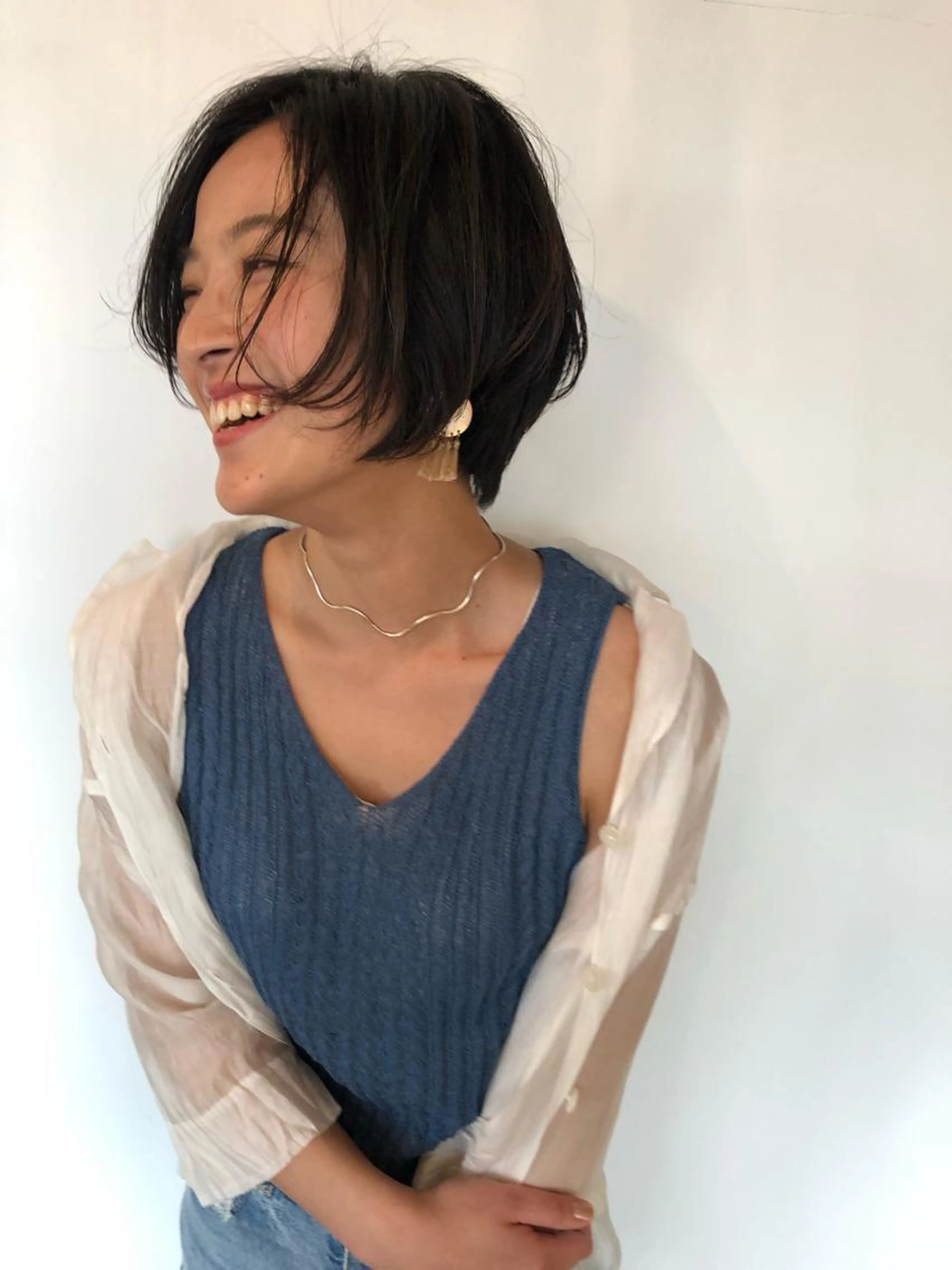 透明感抜群❣️髪が柔らかく見えるカラー／カット＋カラー＋Aujua1ステップトリートメント【🌷再来クーポン🌷】の写真