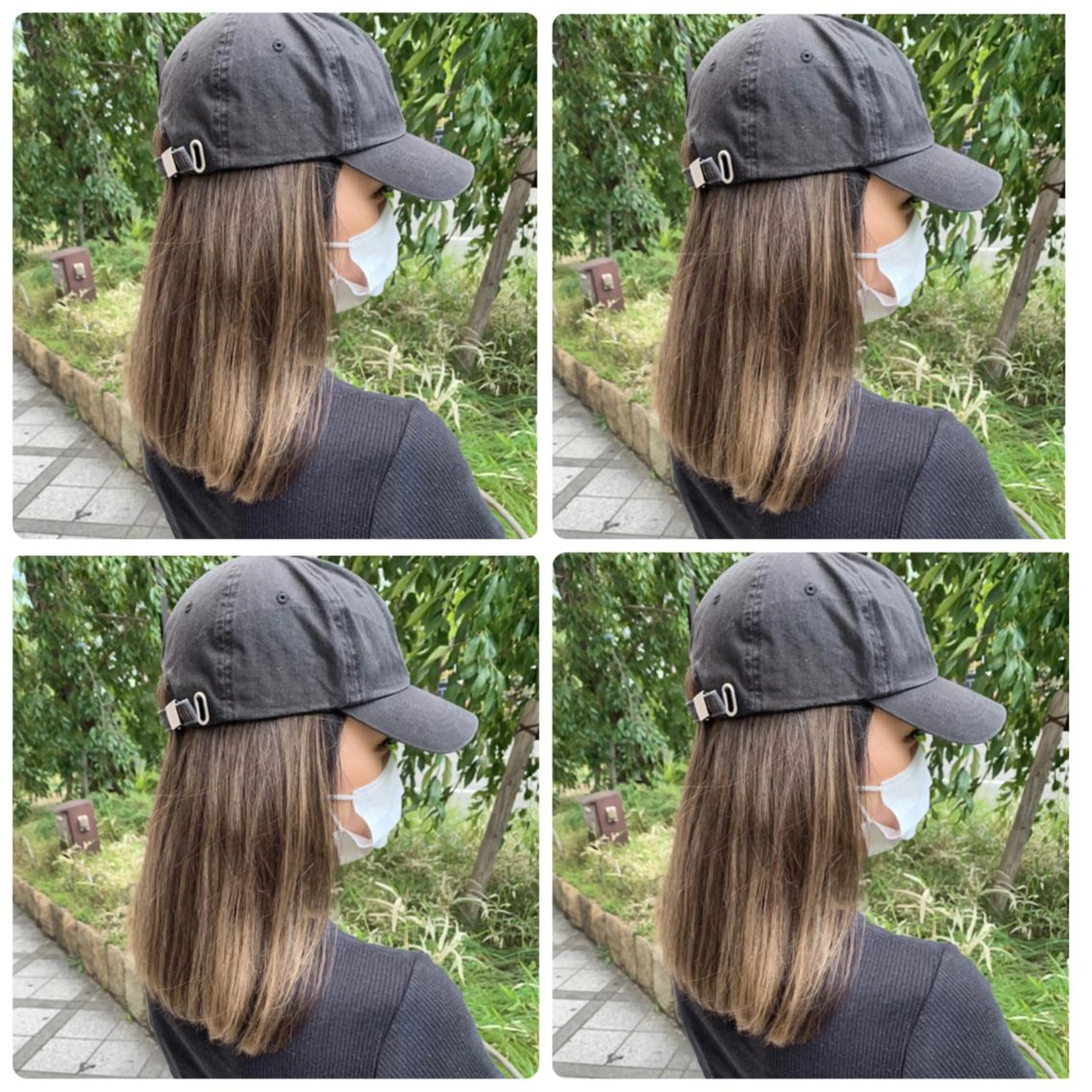 ミディアム カラー カット ヘアカラー 京都大人女性ショート 徒歩1分/秋山のヘアスタイル