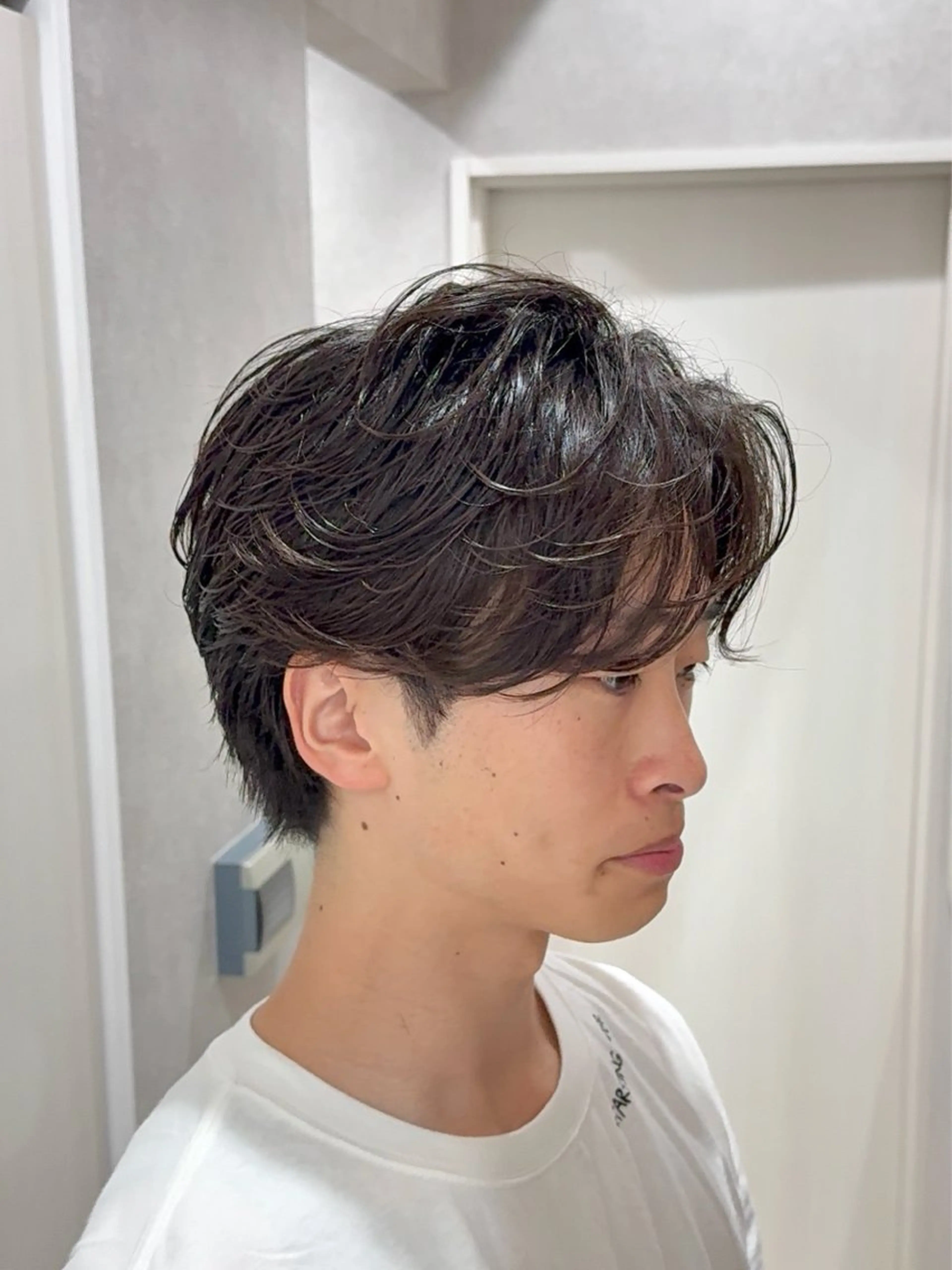 ショート パーマ メンズ カット パーマ 【東北メンズヘア1 位受賞🥇】本間祐太のヘアスタイル