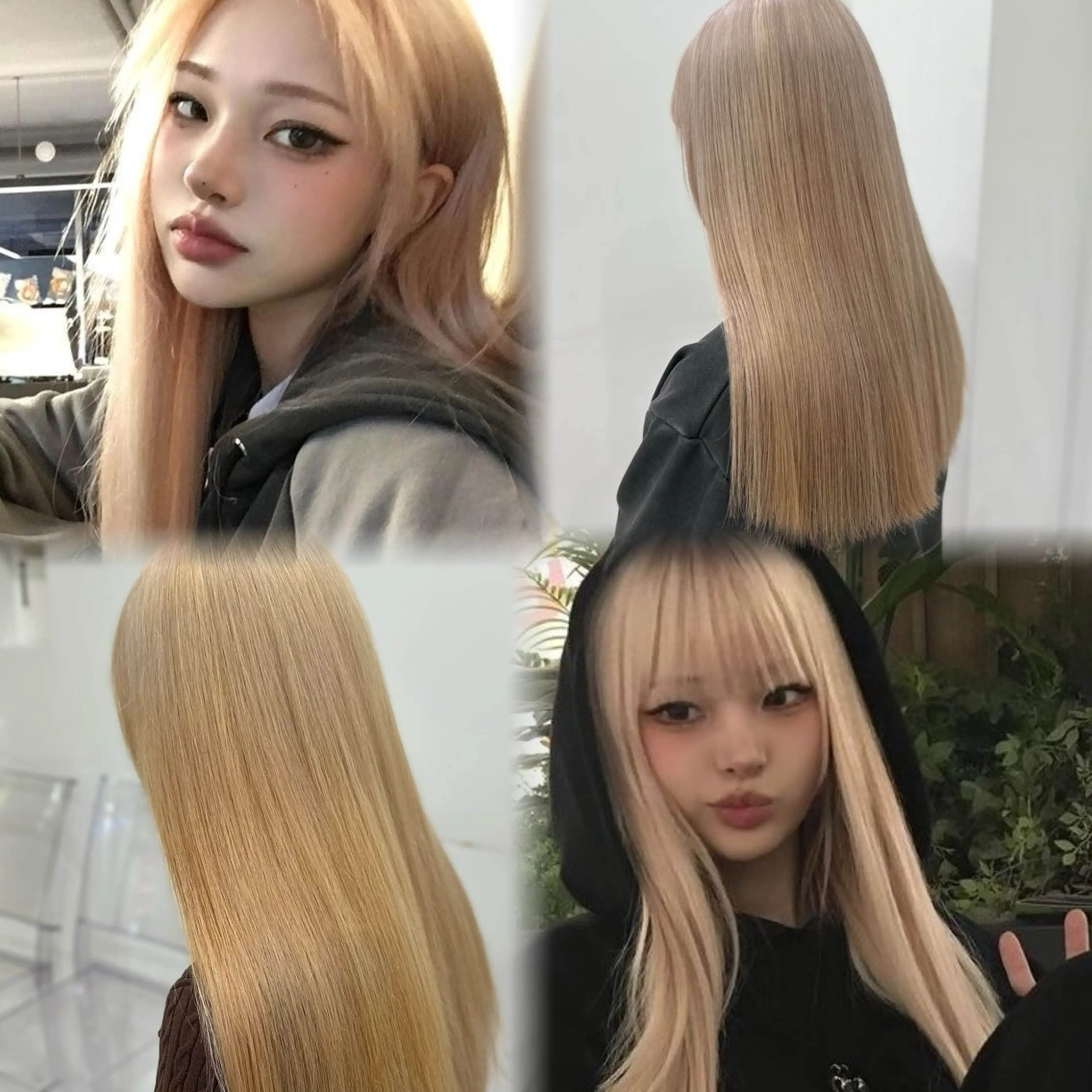 ロング ヘアカラー トリートメント ヘッドスパ ヘアセット モテ髪ハイトーン🫧 serina🎀池袋のヘアスタイル