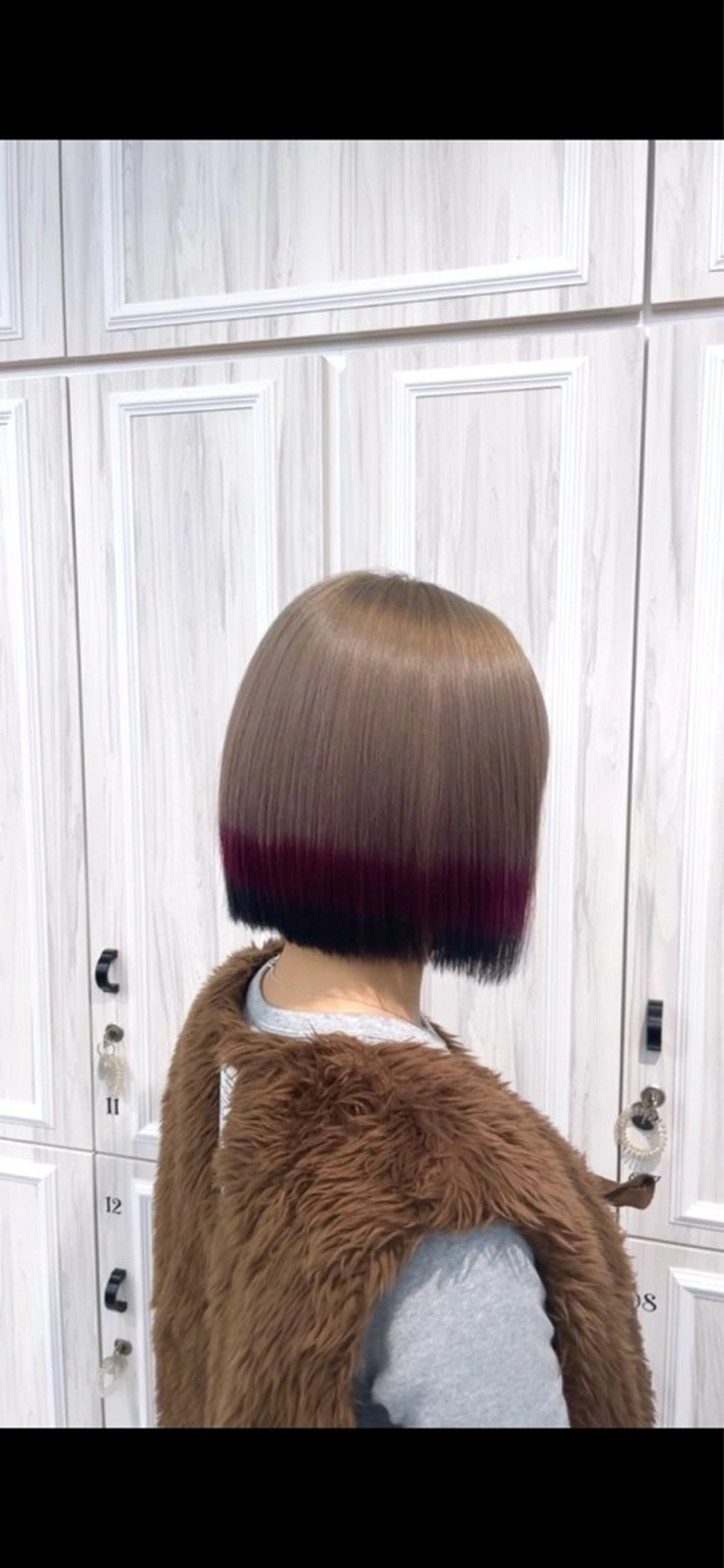 ミディアム 大阪/ミルクティー /ベージュ/はやとのヘアスタイル