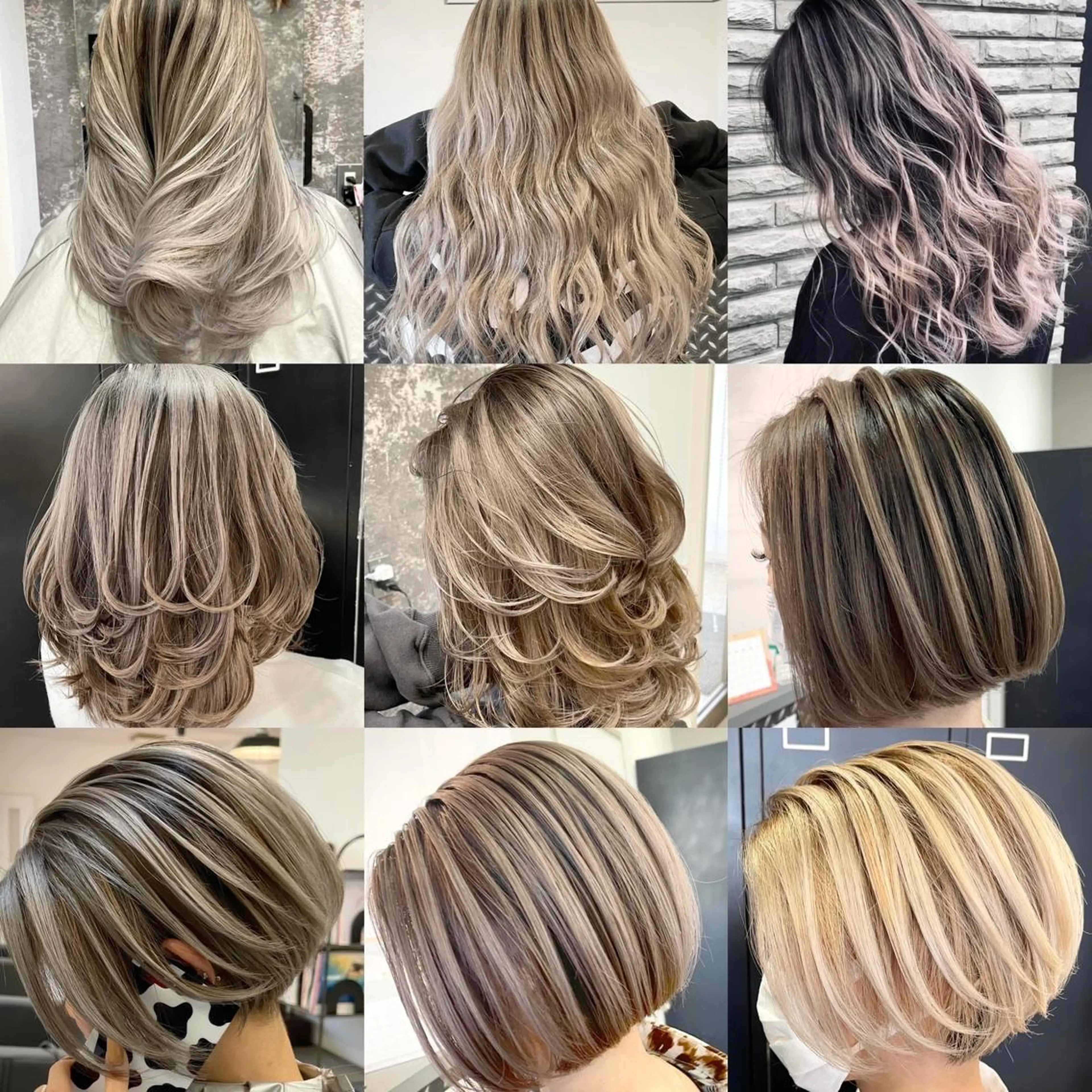 カラー ヘアアレンジ バレイヤージュ デザインカラー ハイライトカラー 外国人風カラー カット ヘアカラー トリートメント アンドウ ユウ/ レイヤーカット/韓国のヘアスタイル