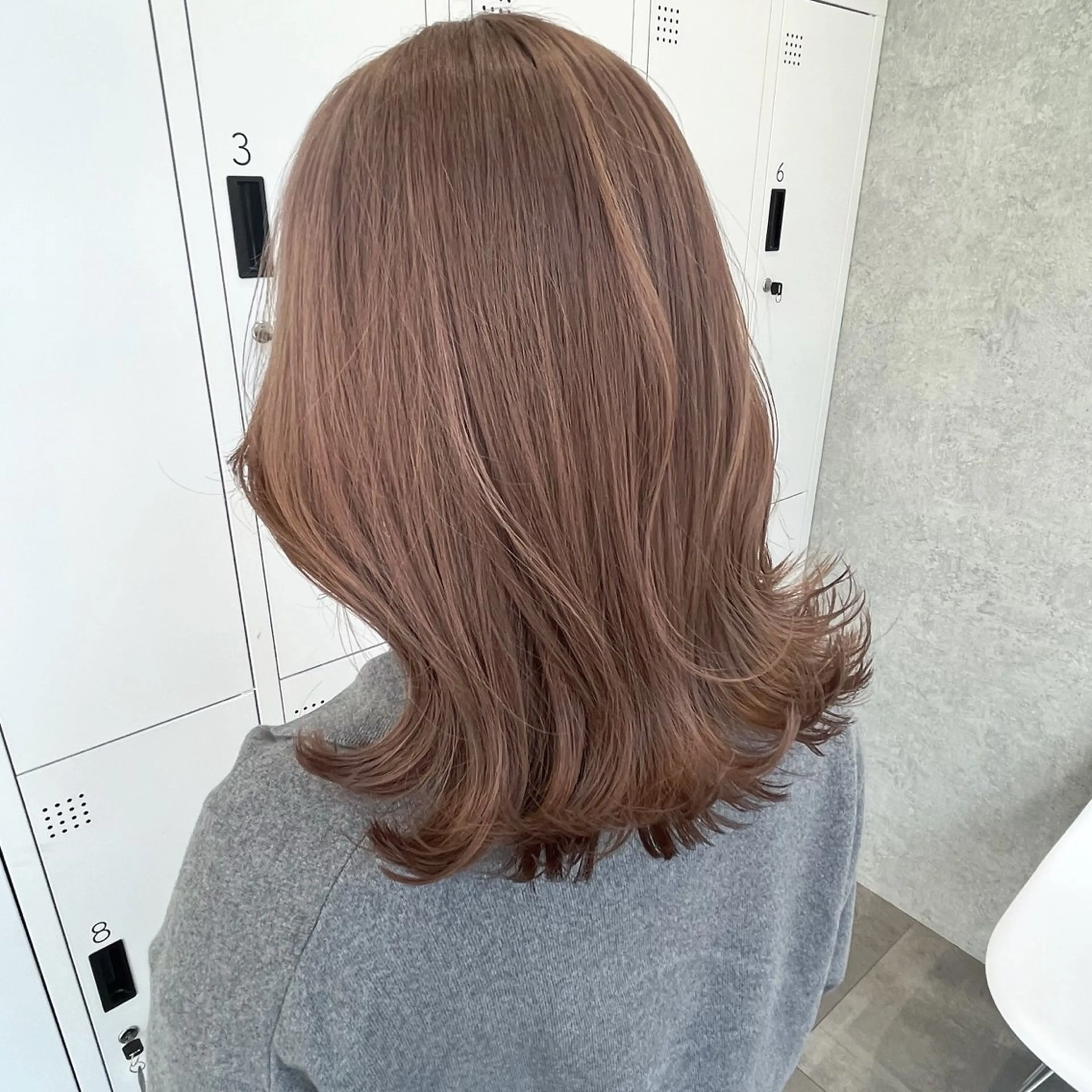 ミディアム レイヤーカット hiyori 【ﾌﾗﾐｭｰﾑ高崎】のヘアスタイル