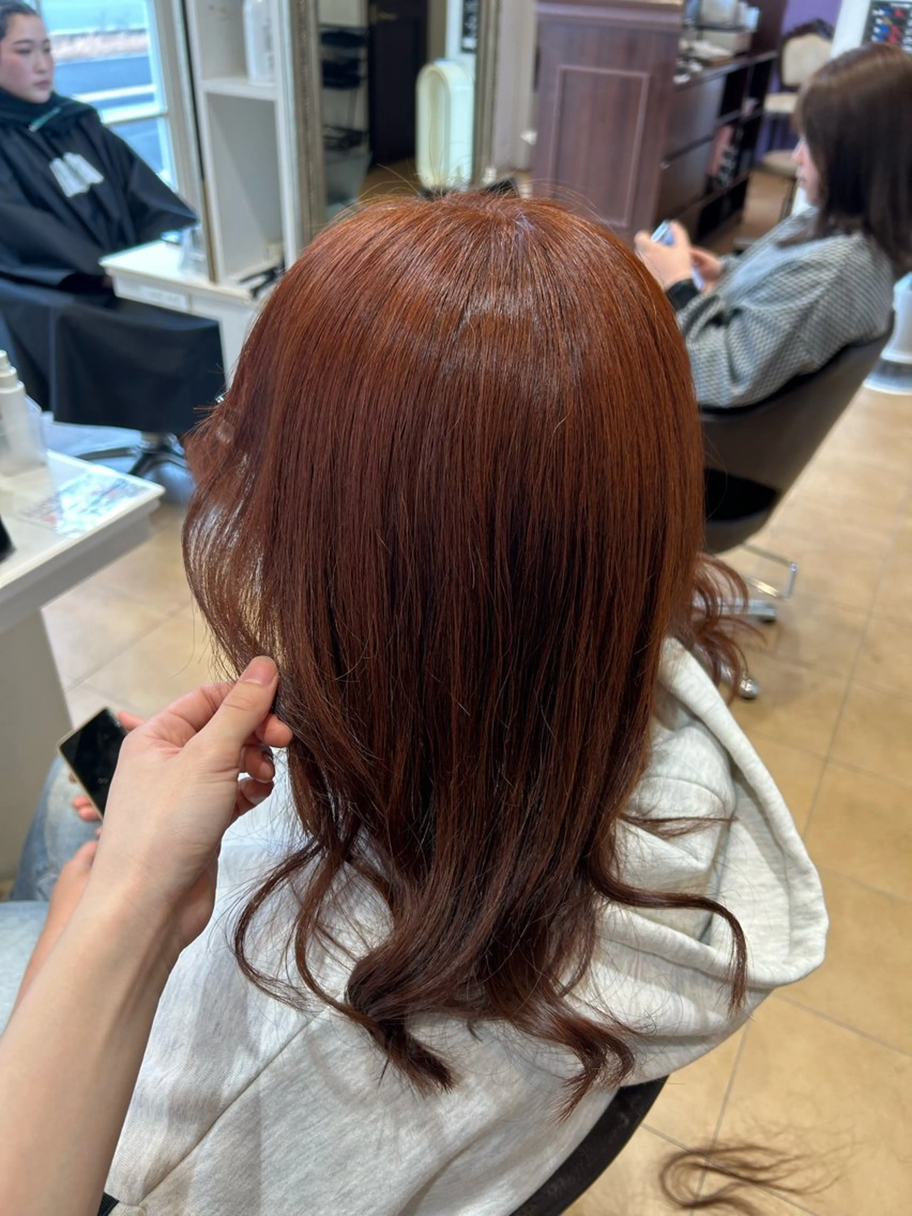 カラー ヘアカラー トリートメント 今中 紗英のヘアスタイル
