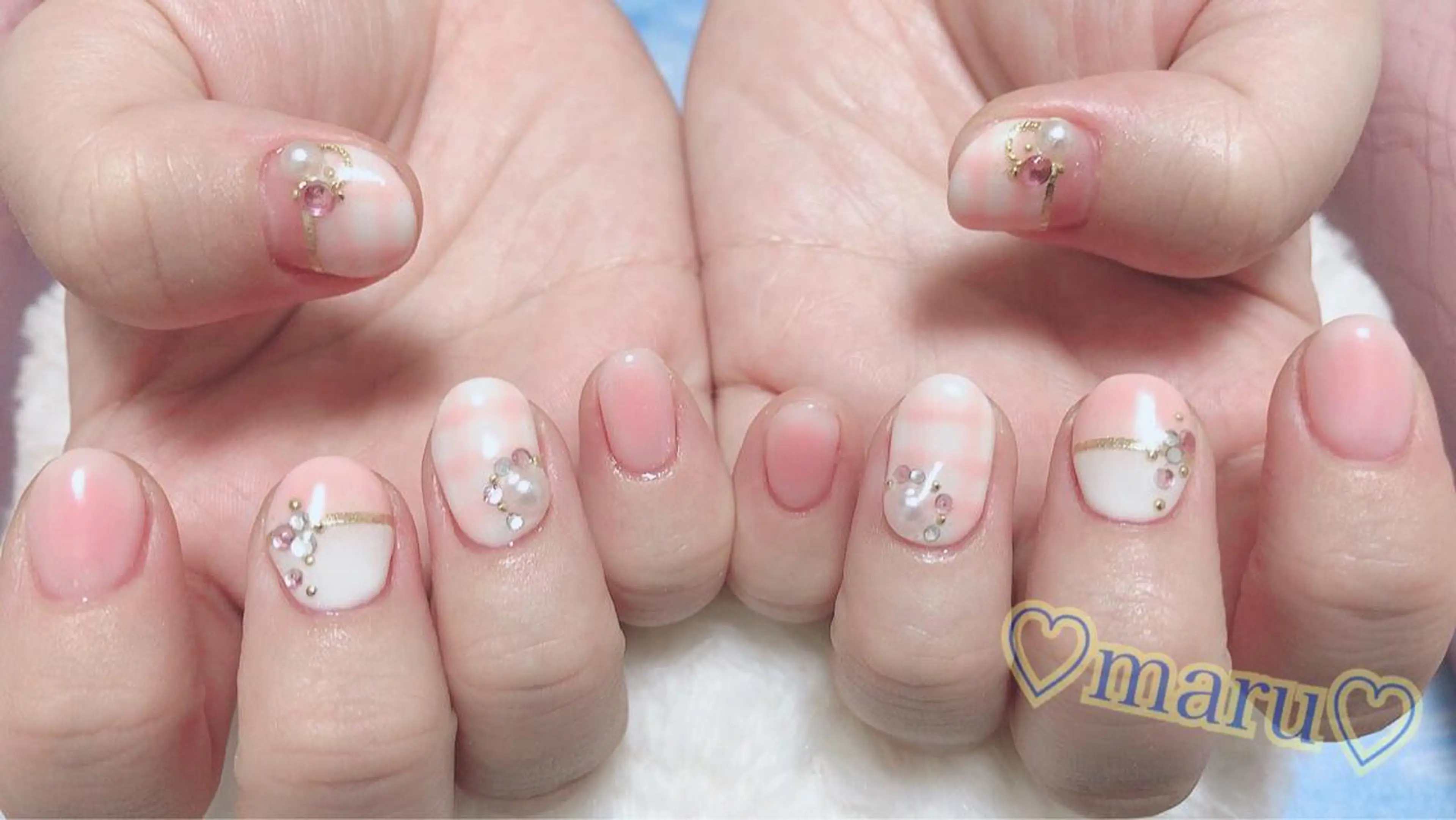 ネイル ハンドネイル フットネイル まるみ ♡のネイルデザイン