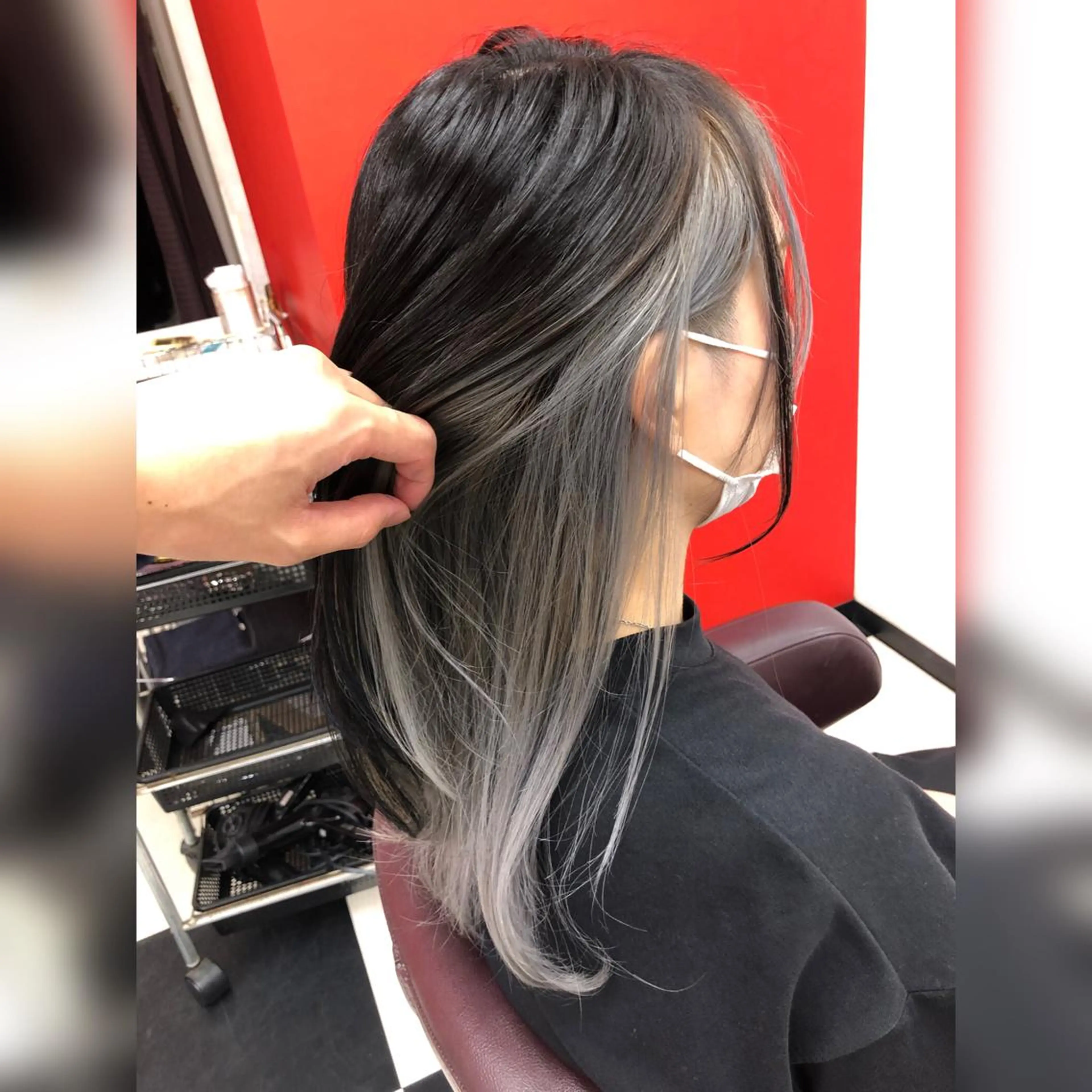 ロング カラー 粟野 裕稀のヘアスタイル