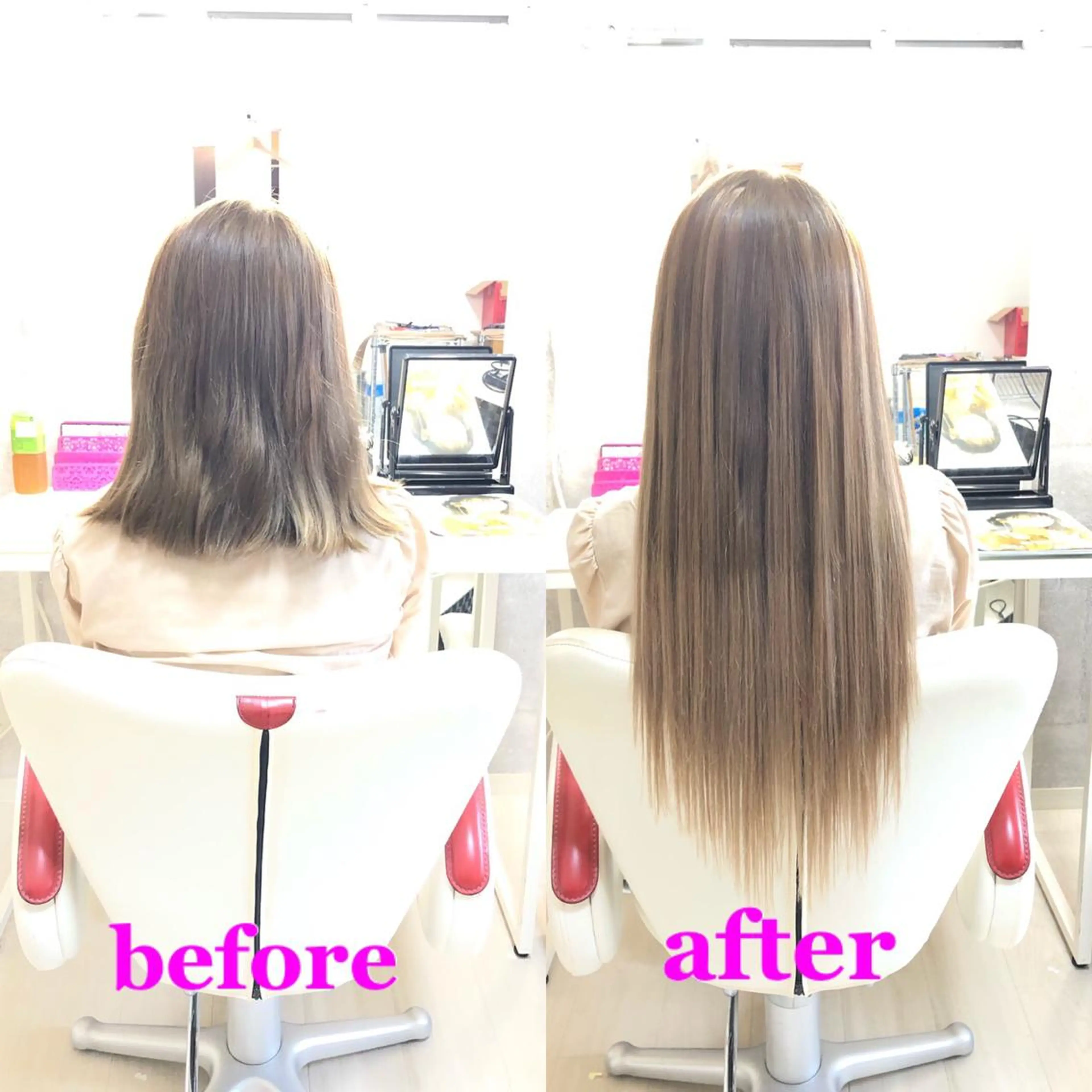 ロング エクステ ドレスアップ心斎橋店所属・🌸ドレスアップ 心斎橋店🌸のヘアスタイル