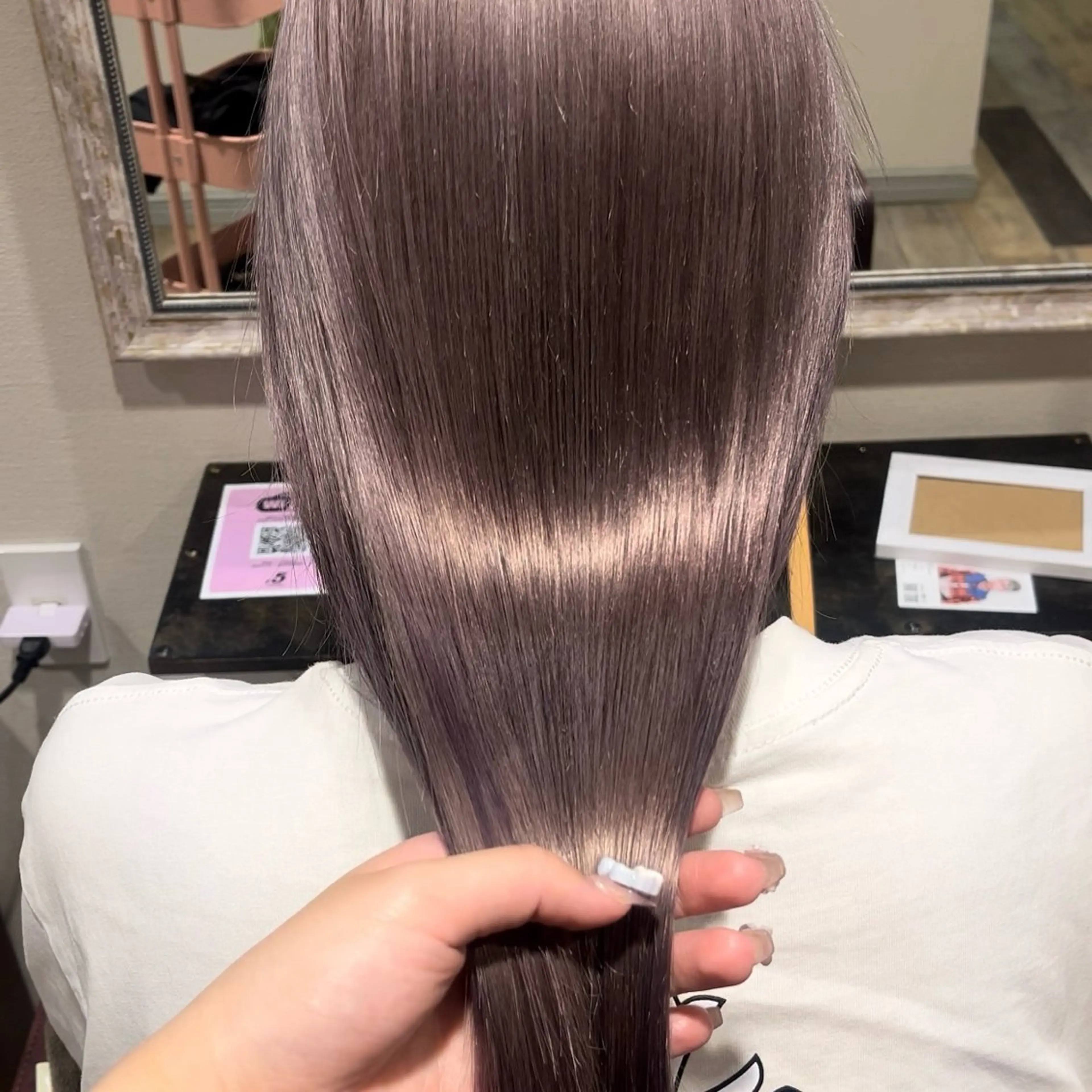 ロング カラー ヘアカラー トリートメント カラー/韓国レイヤー /ブリーチ/hinaのヘアスタイル