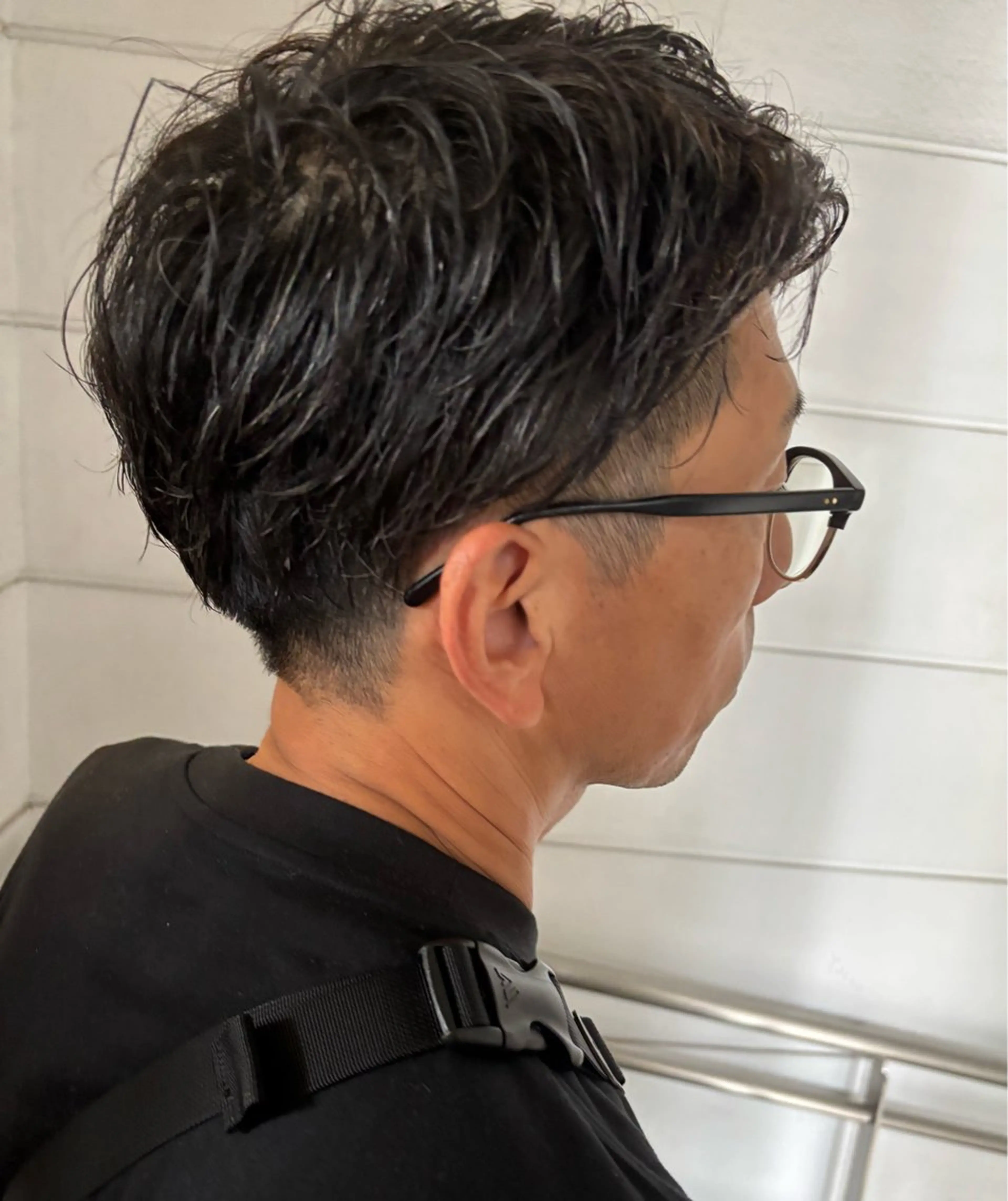 メンズ カット ヘッドスパ IKU ミニボブ名古屋のヘアスタイル