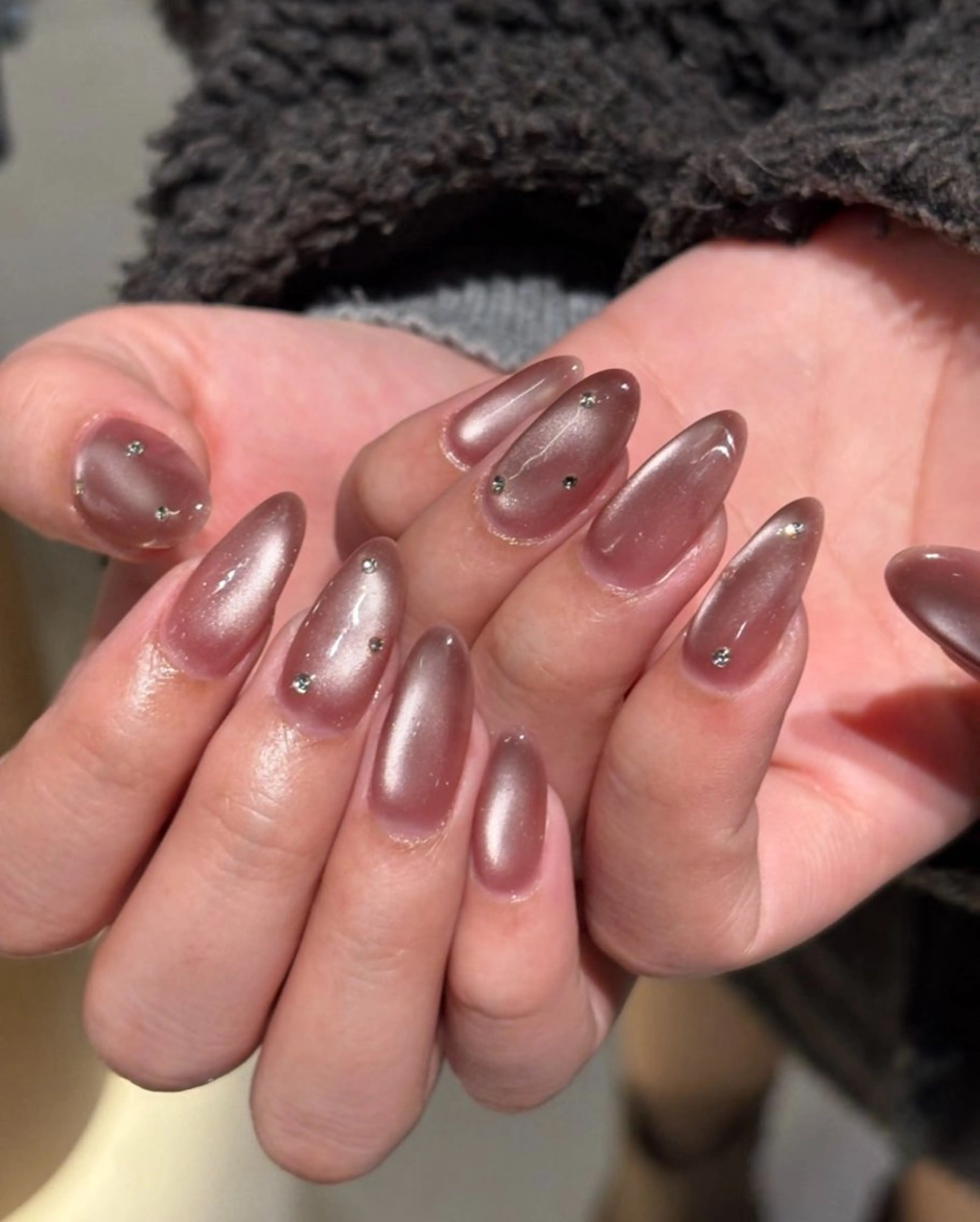 12月限定🌟【オフあり】ハンド💅🏻✨️マグネットワンカラーの写真